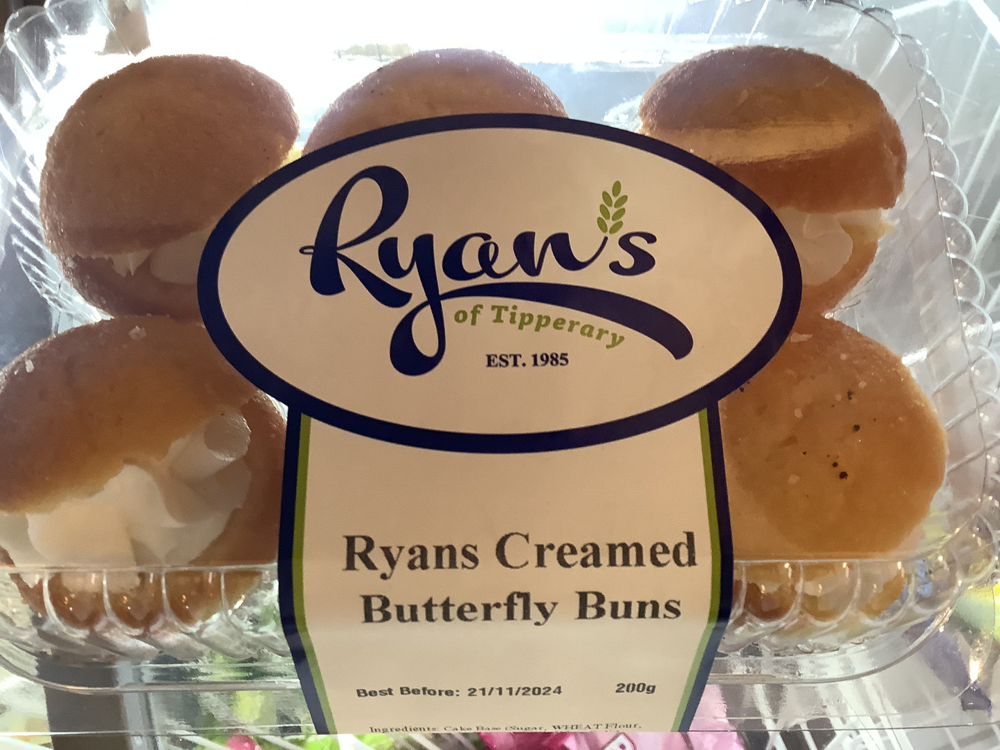 Ryan’s creamed butterfly buns