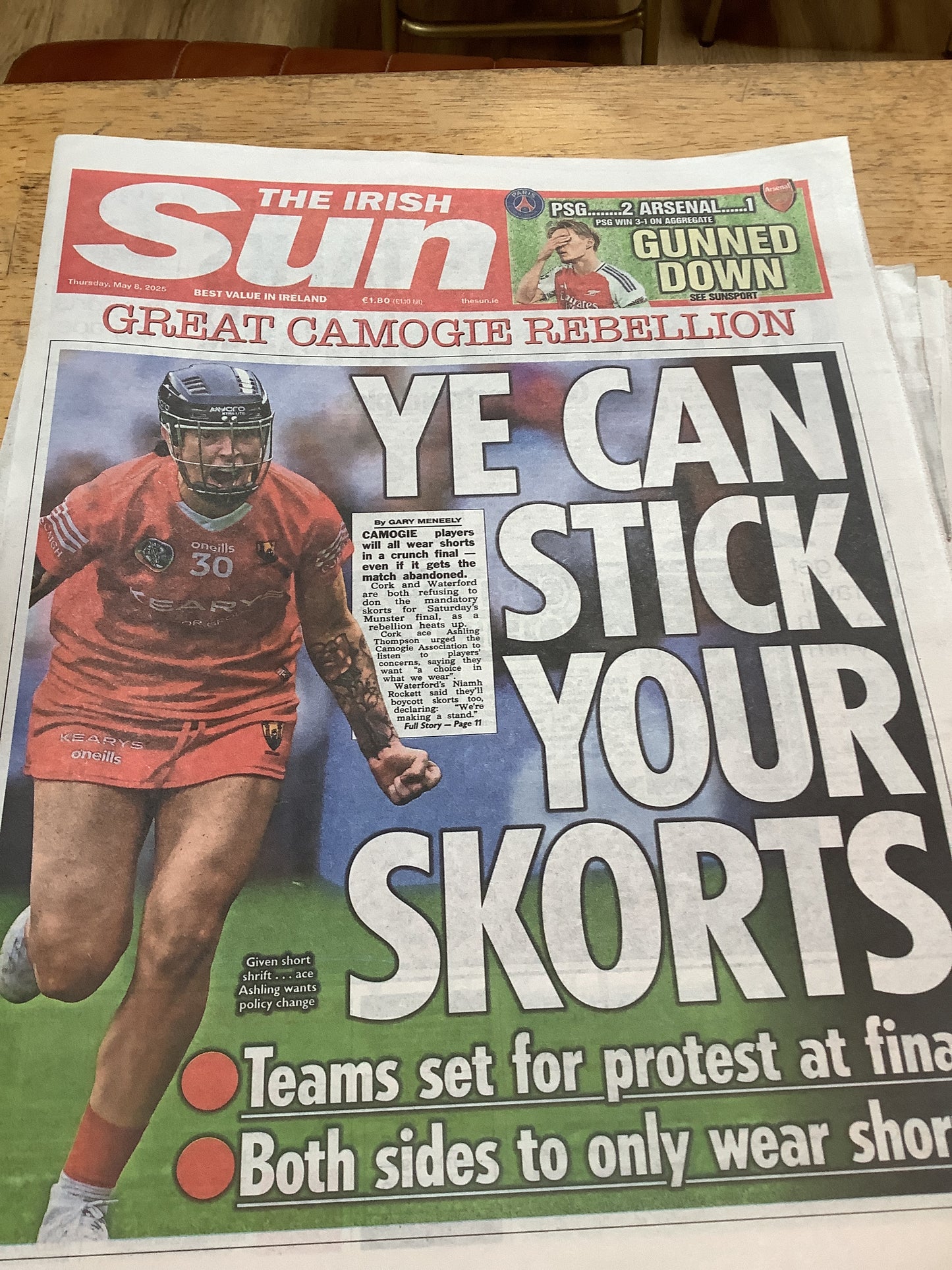 The Irish sun