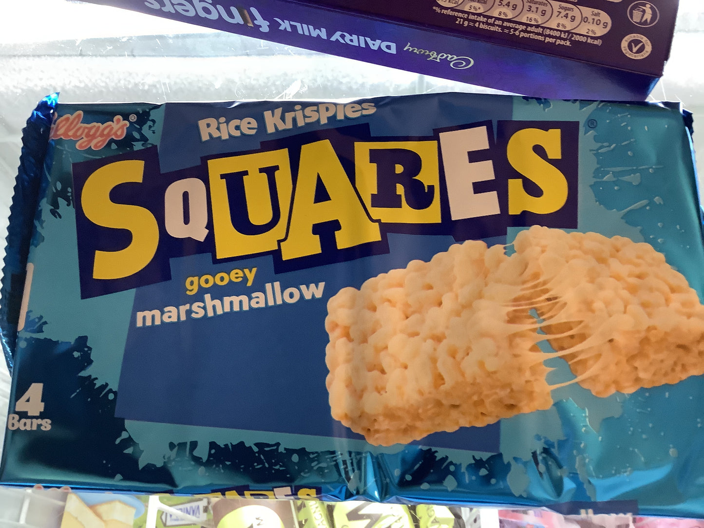 Squares marshmellow