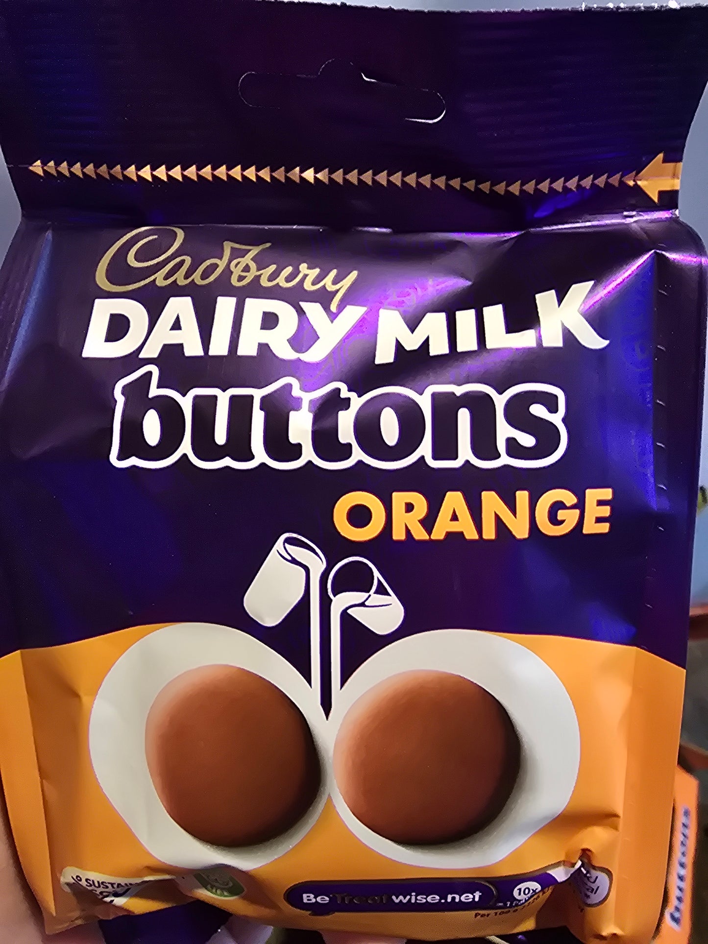 Dairy Milk Buttons Orange 110g