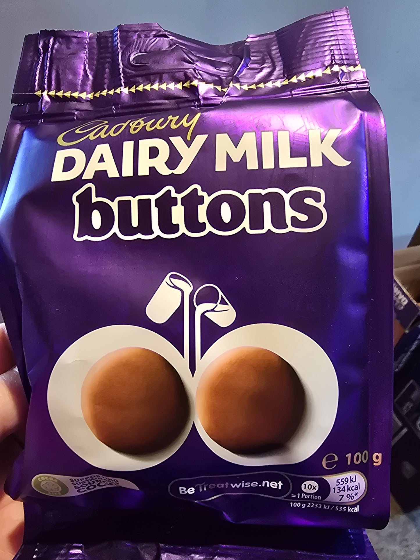 Dairy Milk Buttons Share Pack 100g
