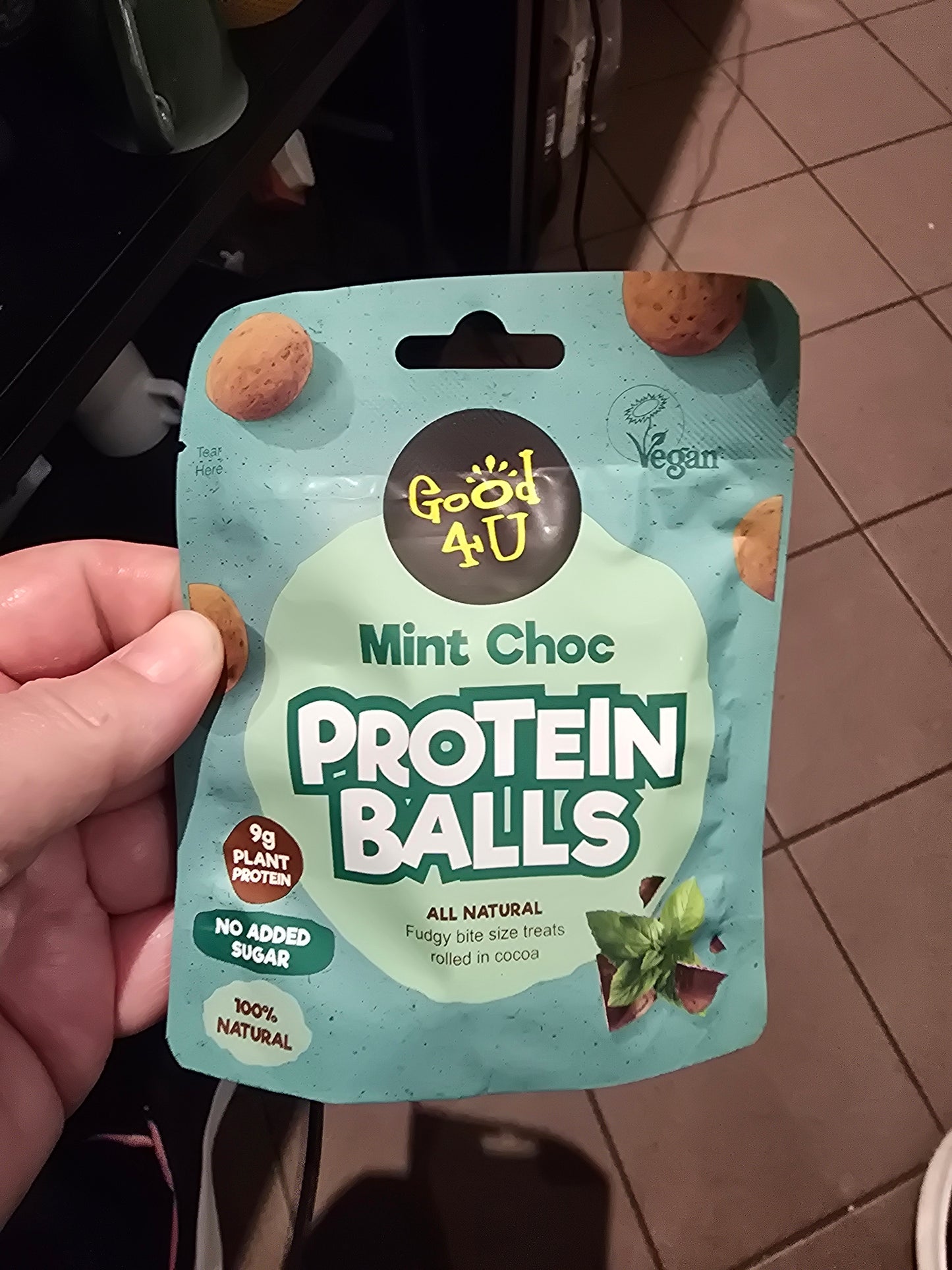 Mint protein balls