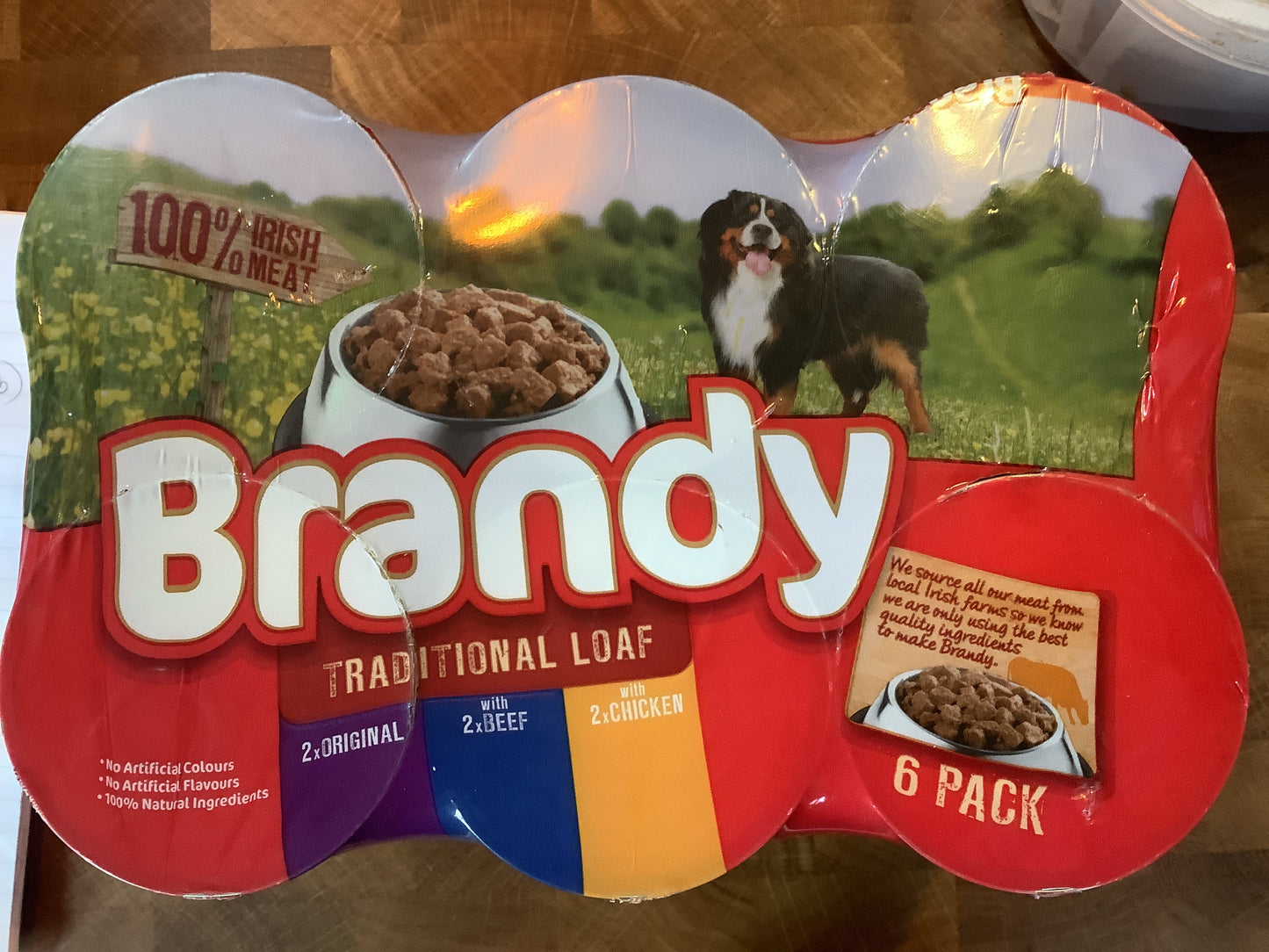 Brandy dog food six pack