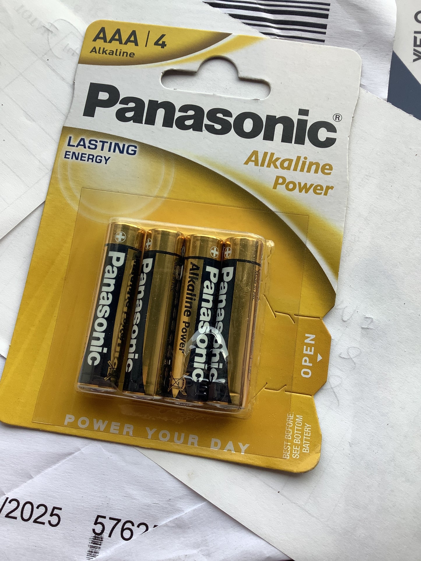 Panasonic AAA batteries