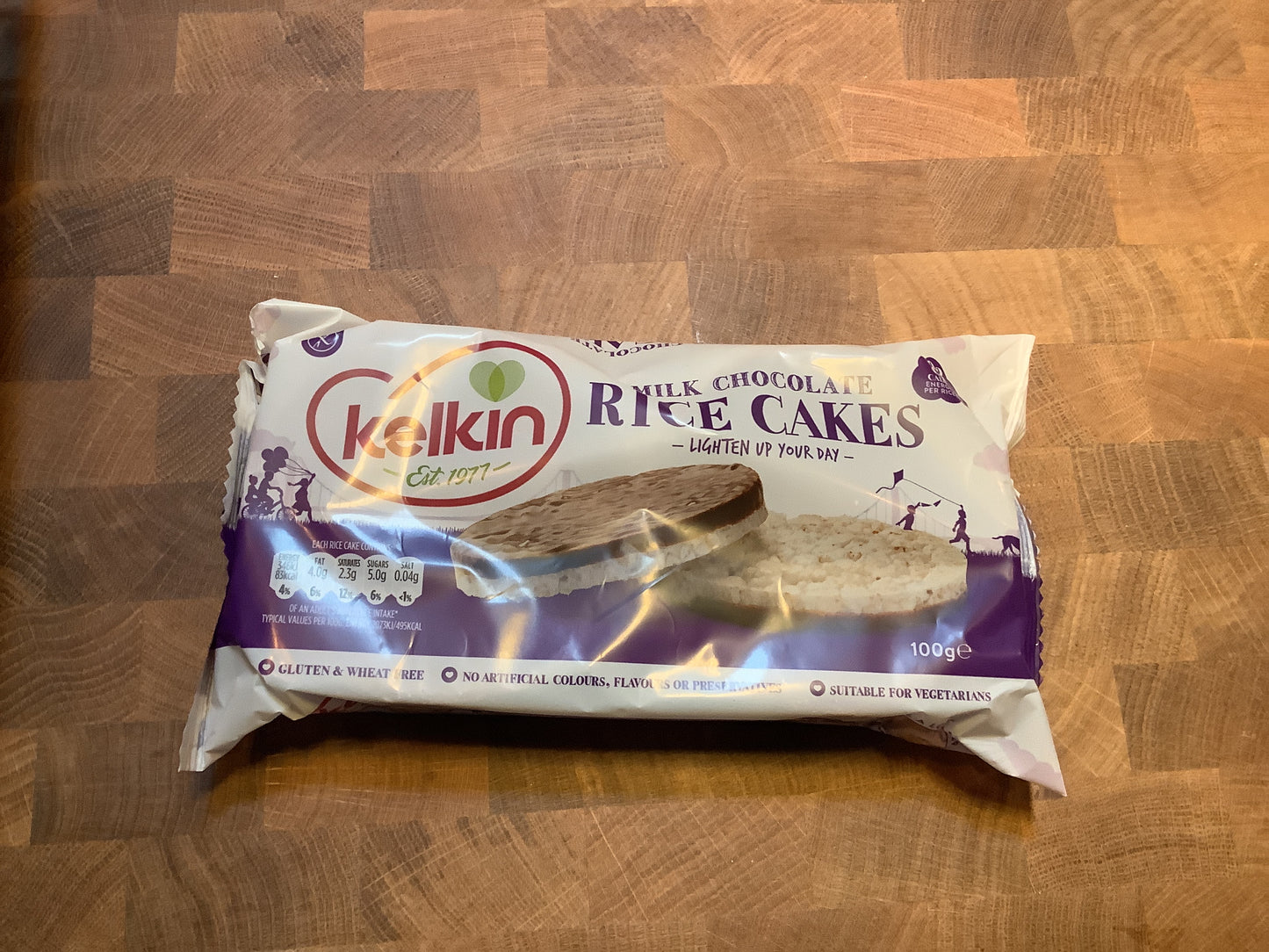 Kelkin Milk Chocolate Rice Cakes