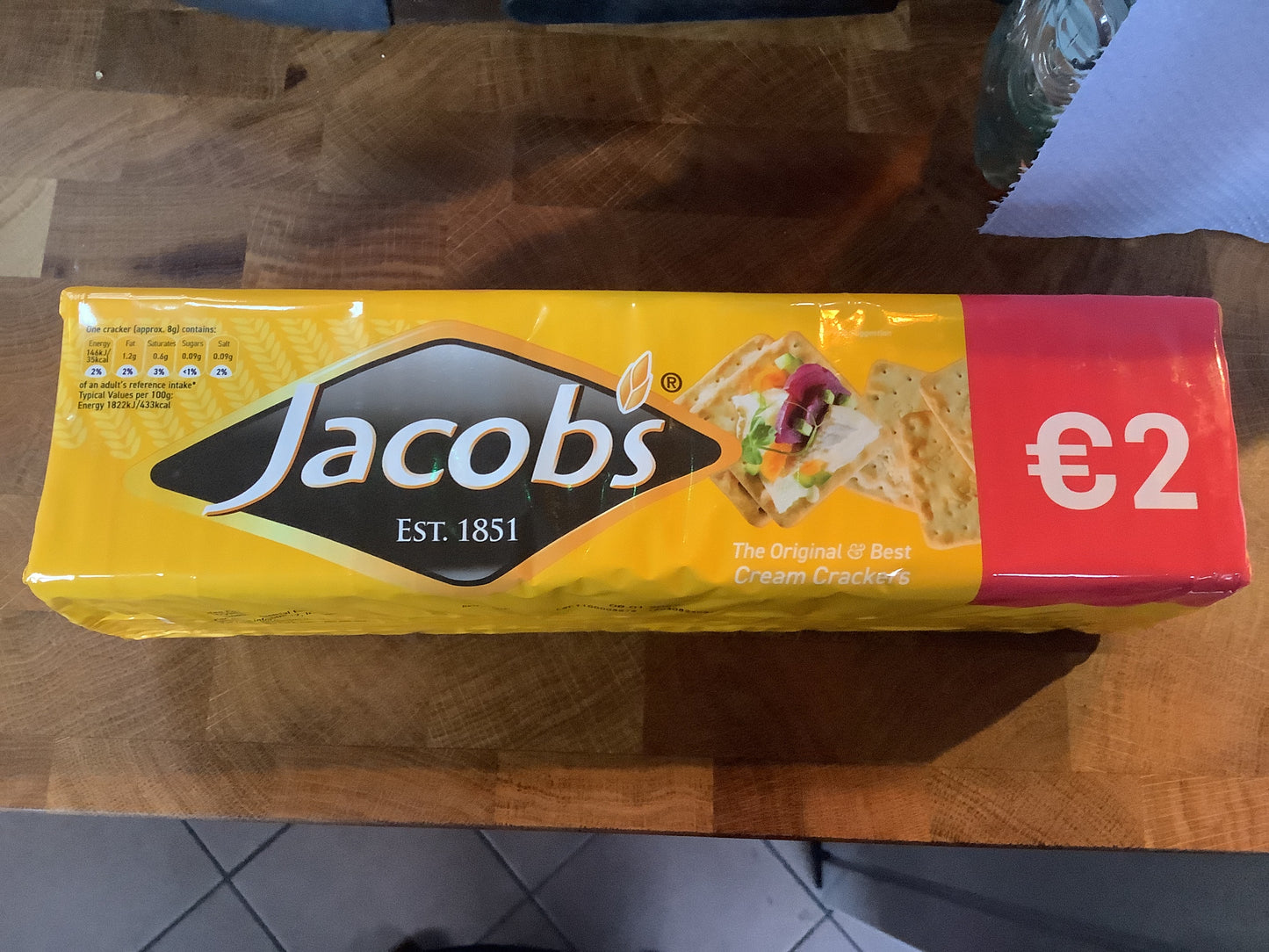 Jacob’s cream crackers 300g