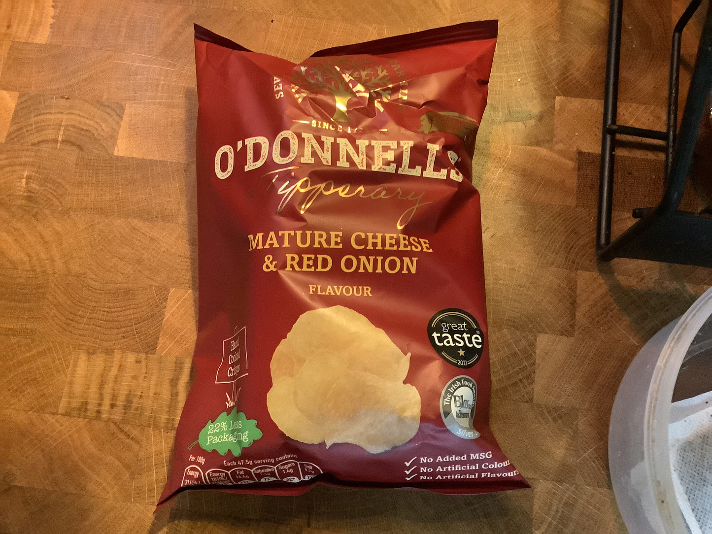 O Donnells cheese and onion 47.5g