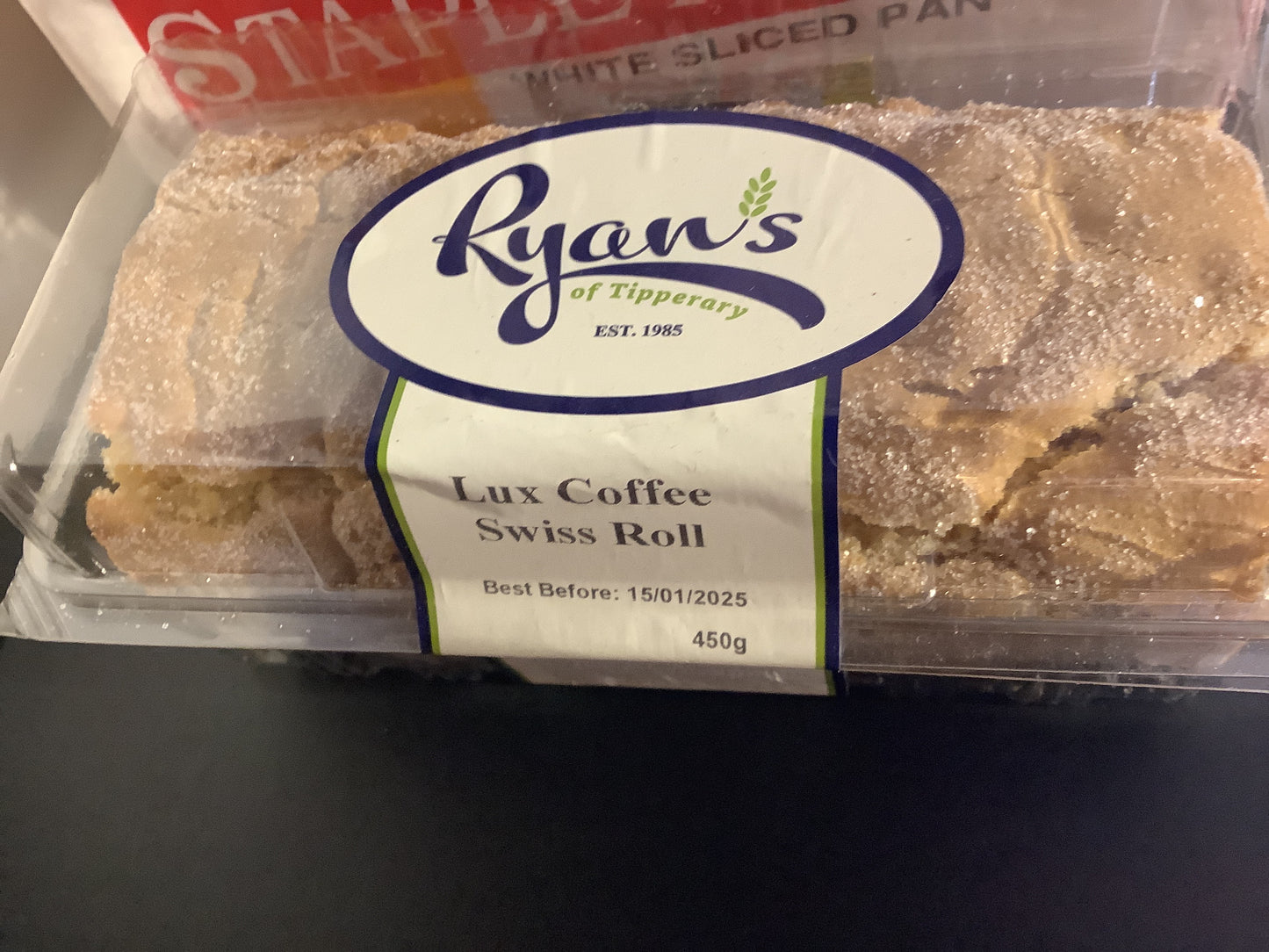 Lux coffee Swiss roll