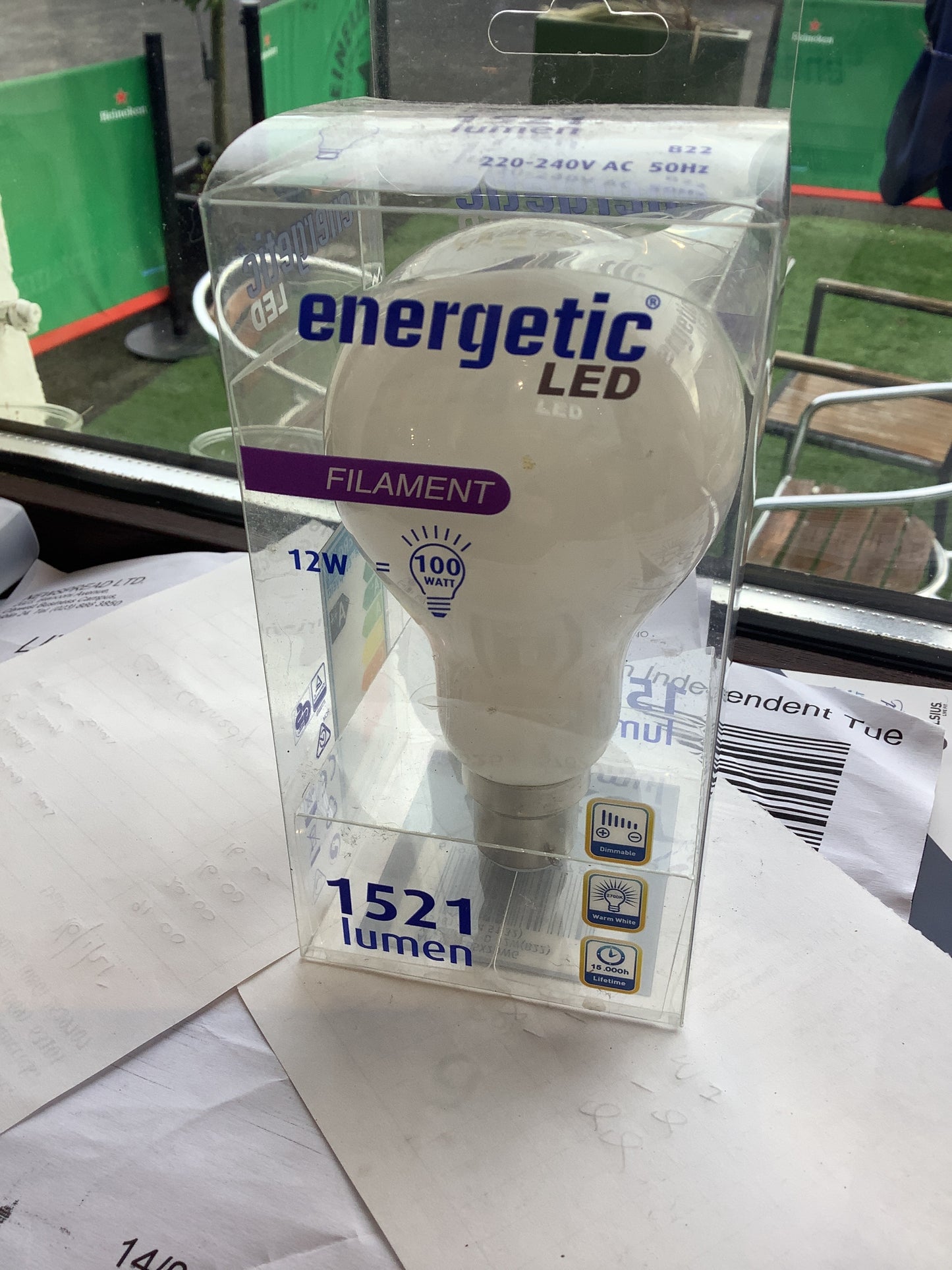 Energetic LED filament