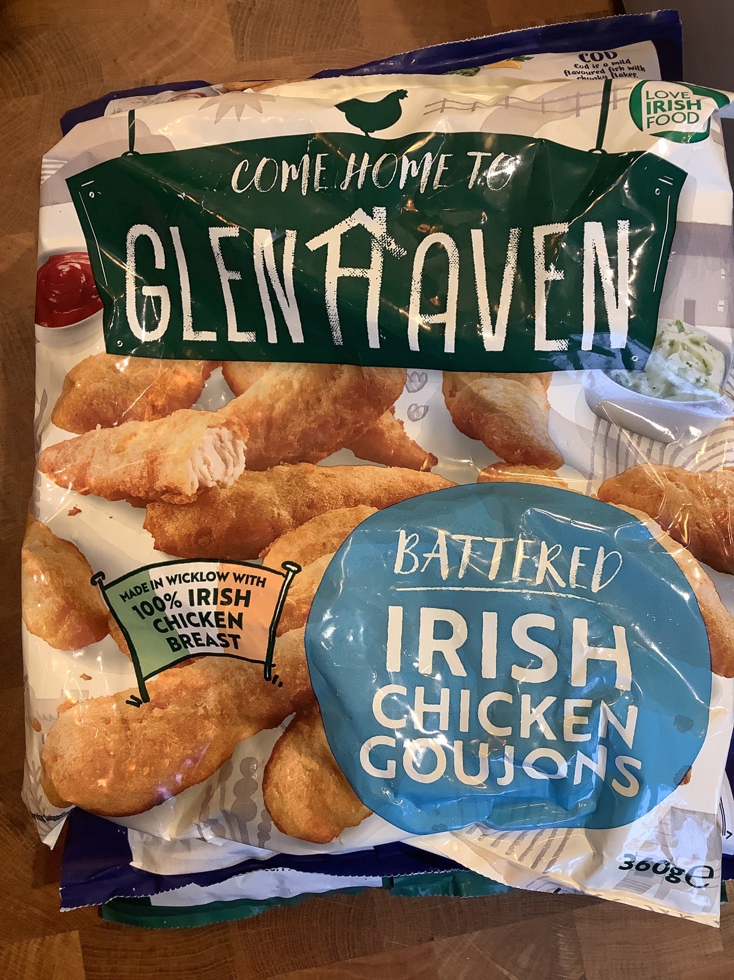 Glen heaven battered chicken goujons