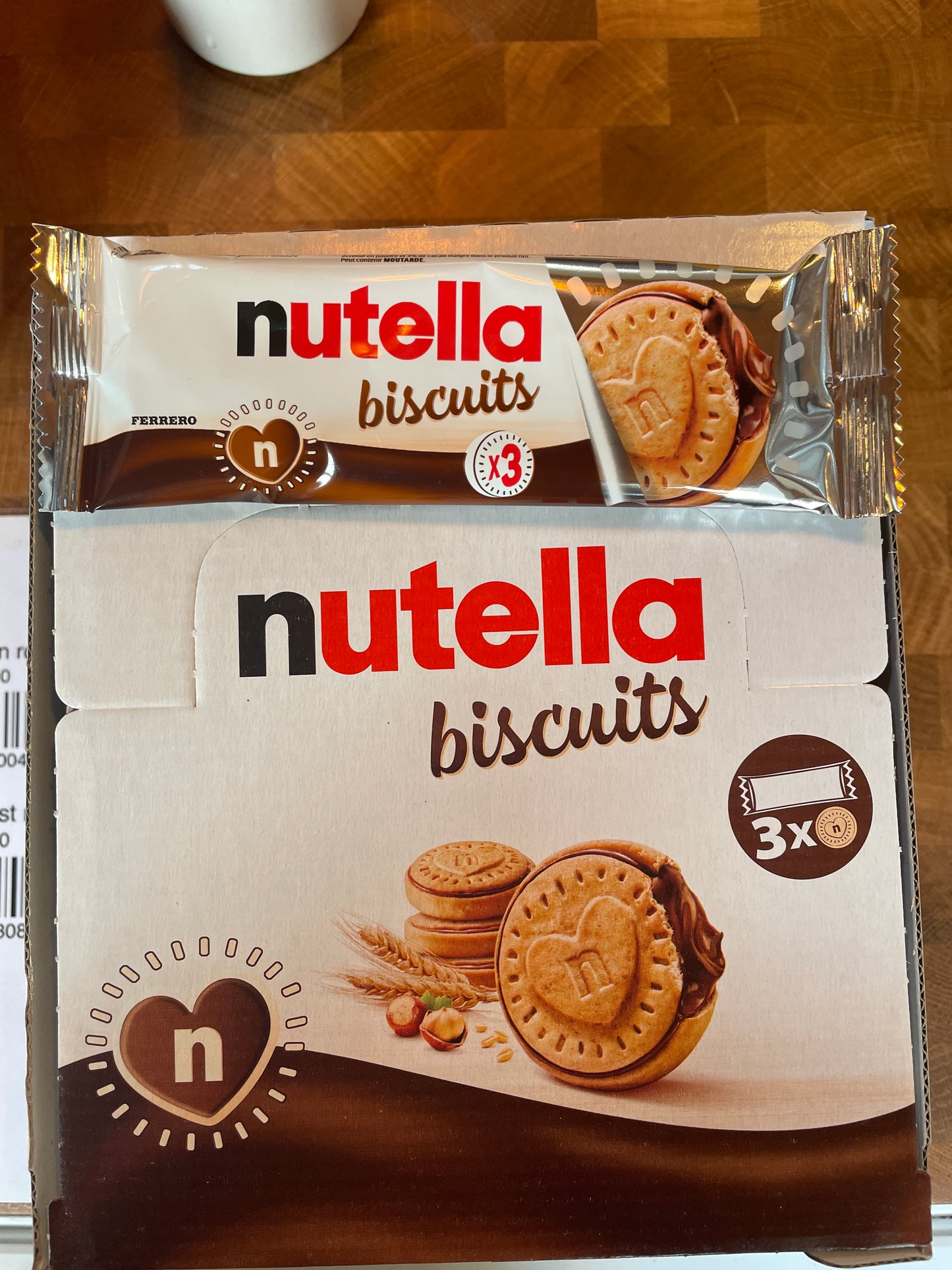 Nutella biscuits x3