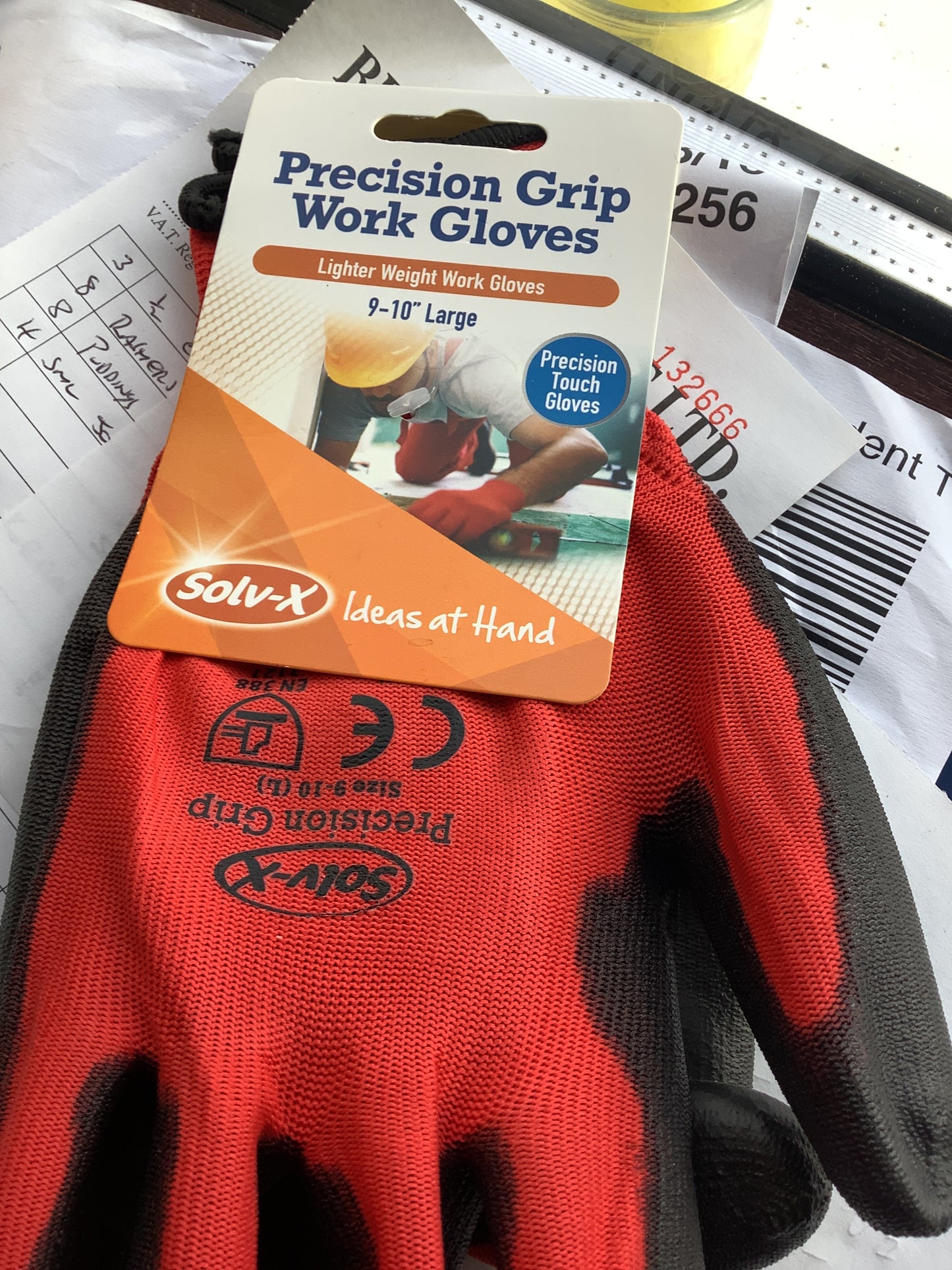 Lighter weight work gloves