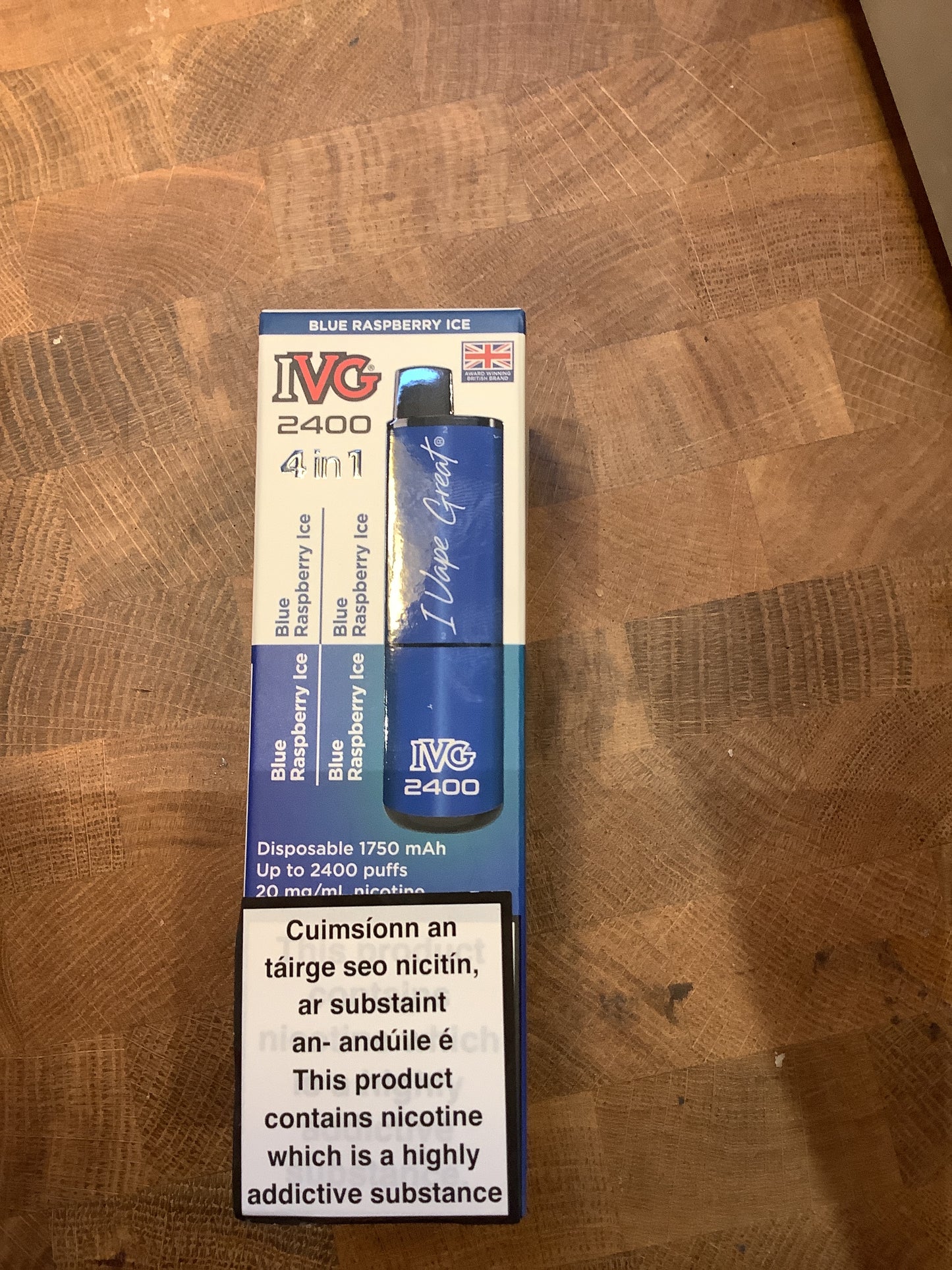 Blue raspberry ice ivg