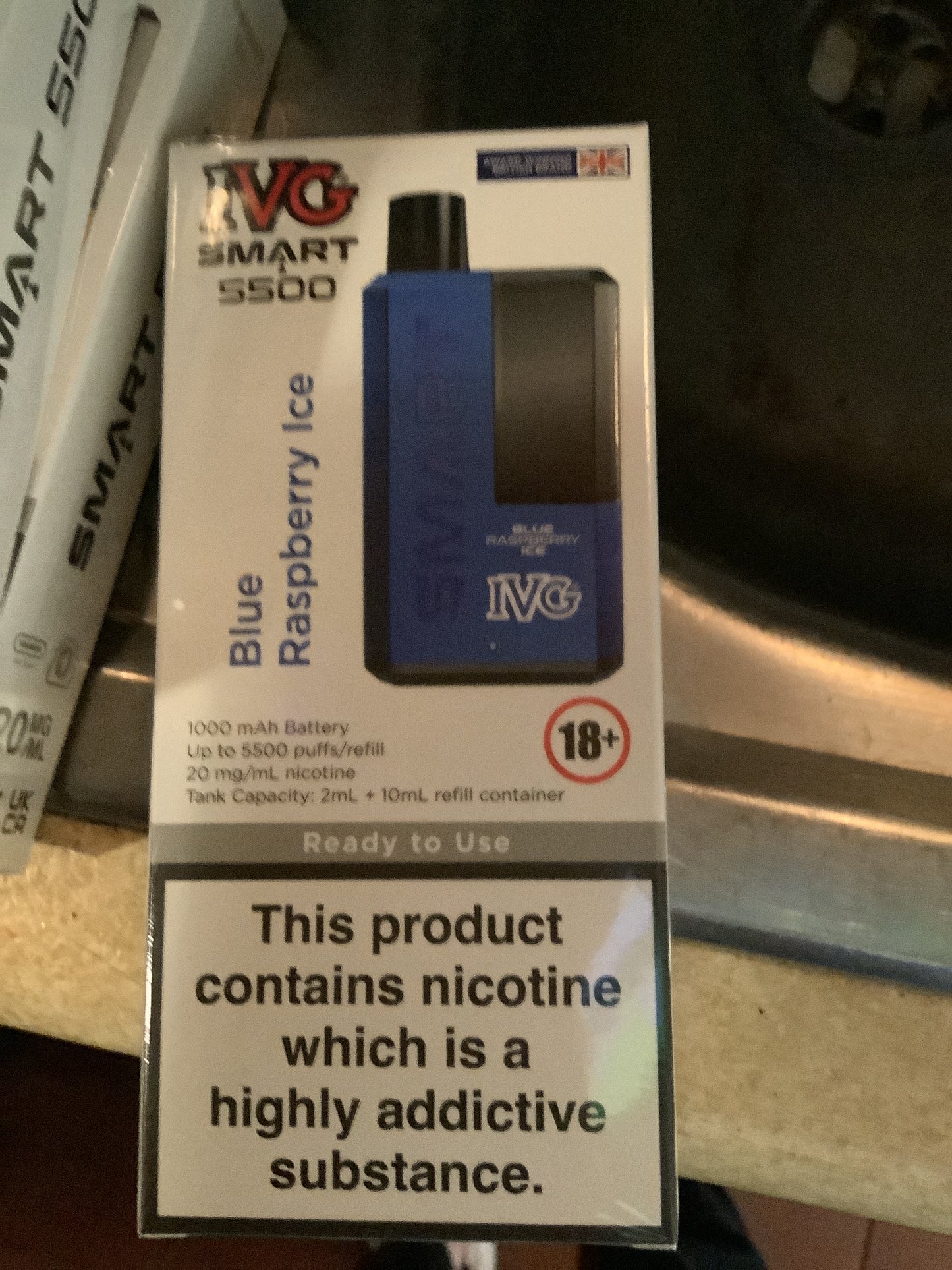 IVG 5500 blue raspberry ice