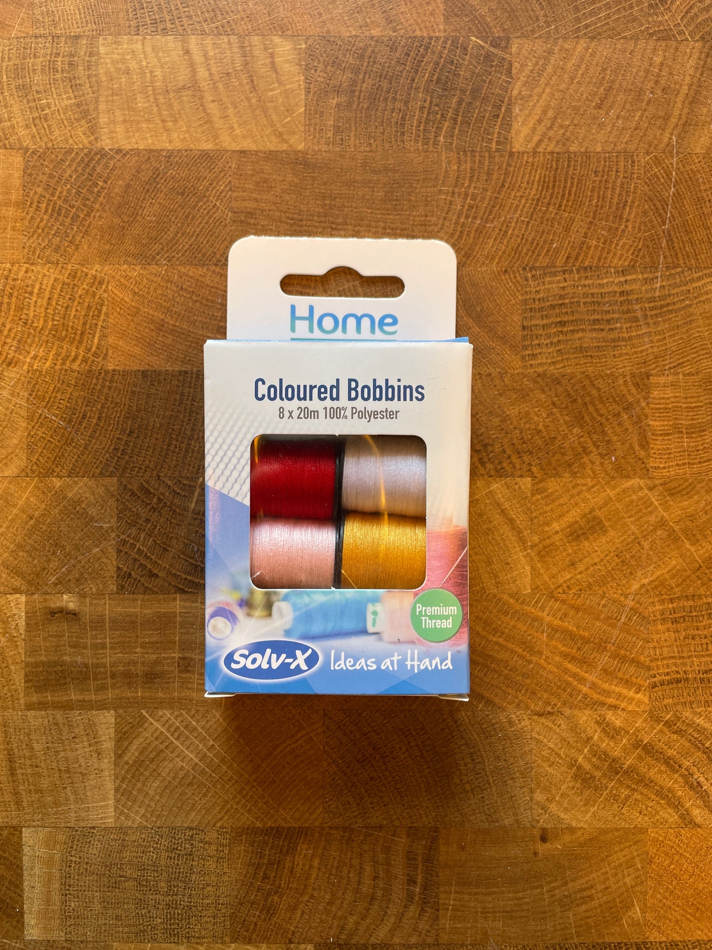 Coloured bobbins