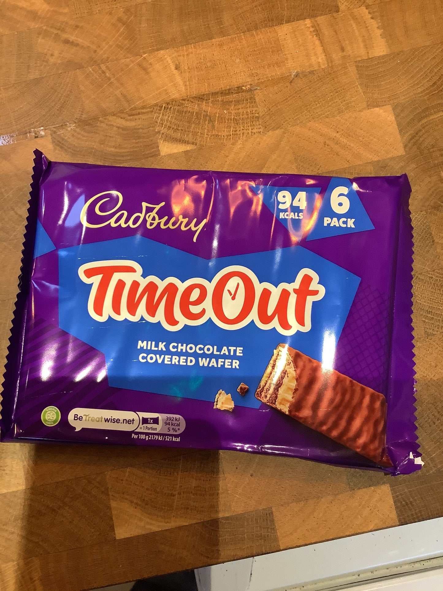 Cadbury time out 6 pk