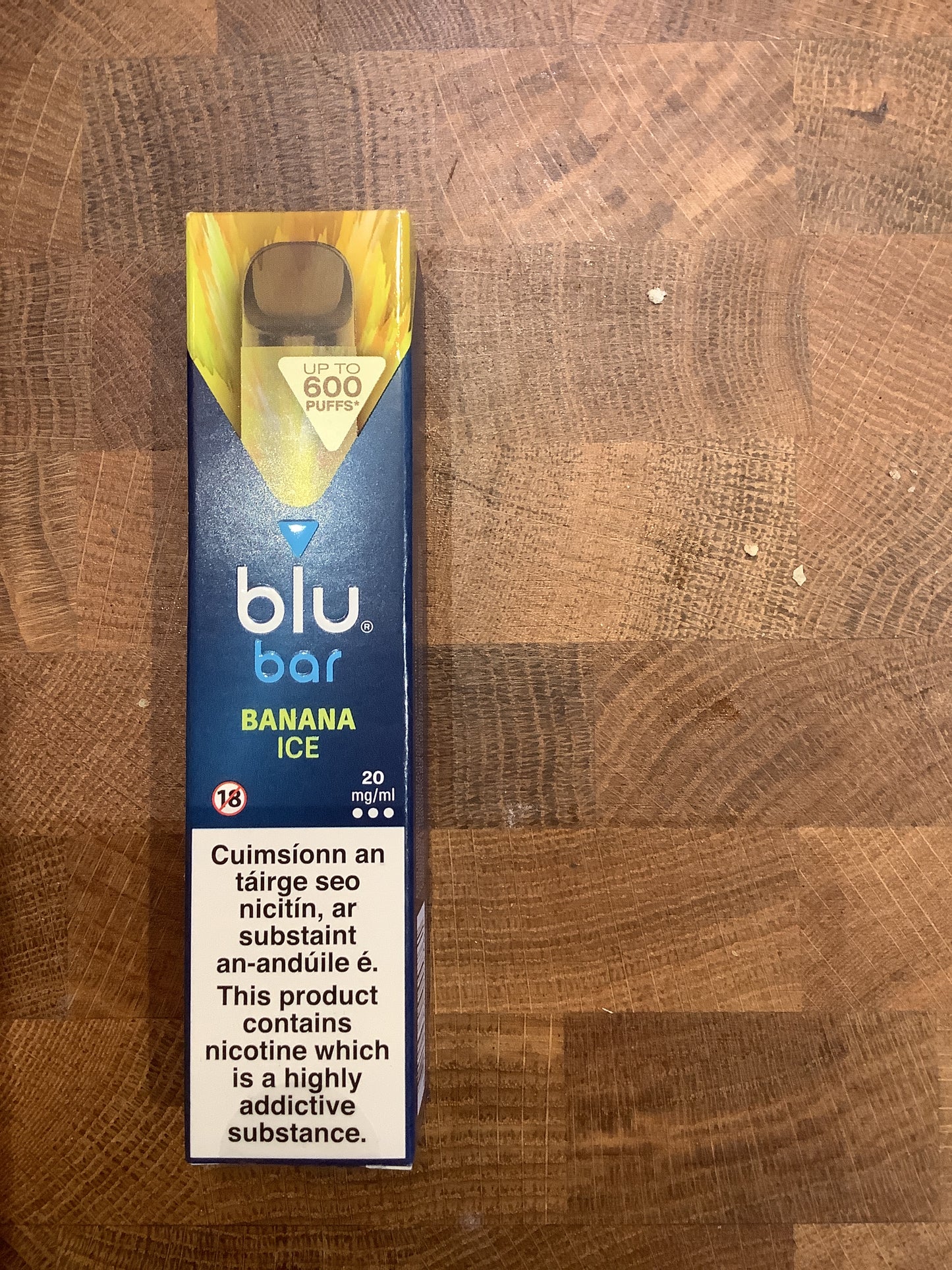Blu bar banana ice