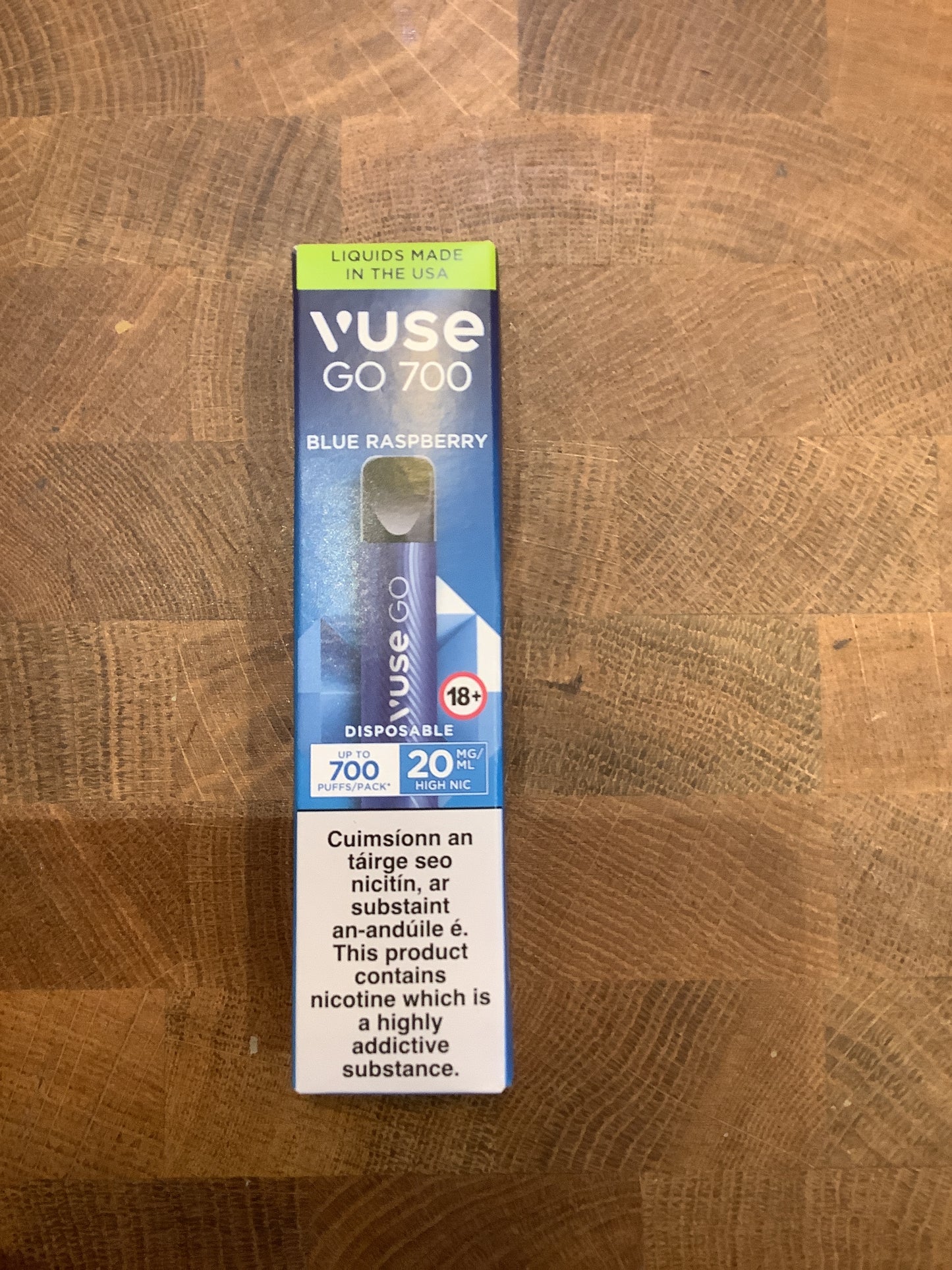 Blue raspberry vuse
