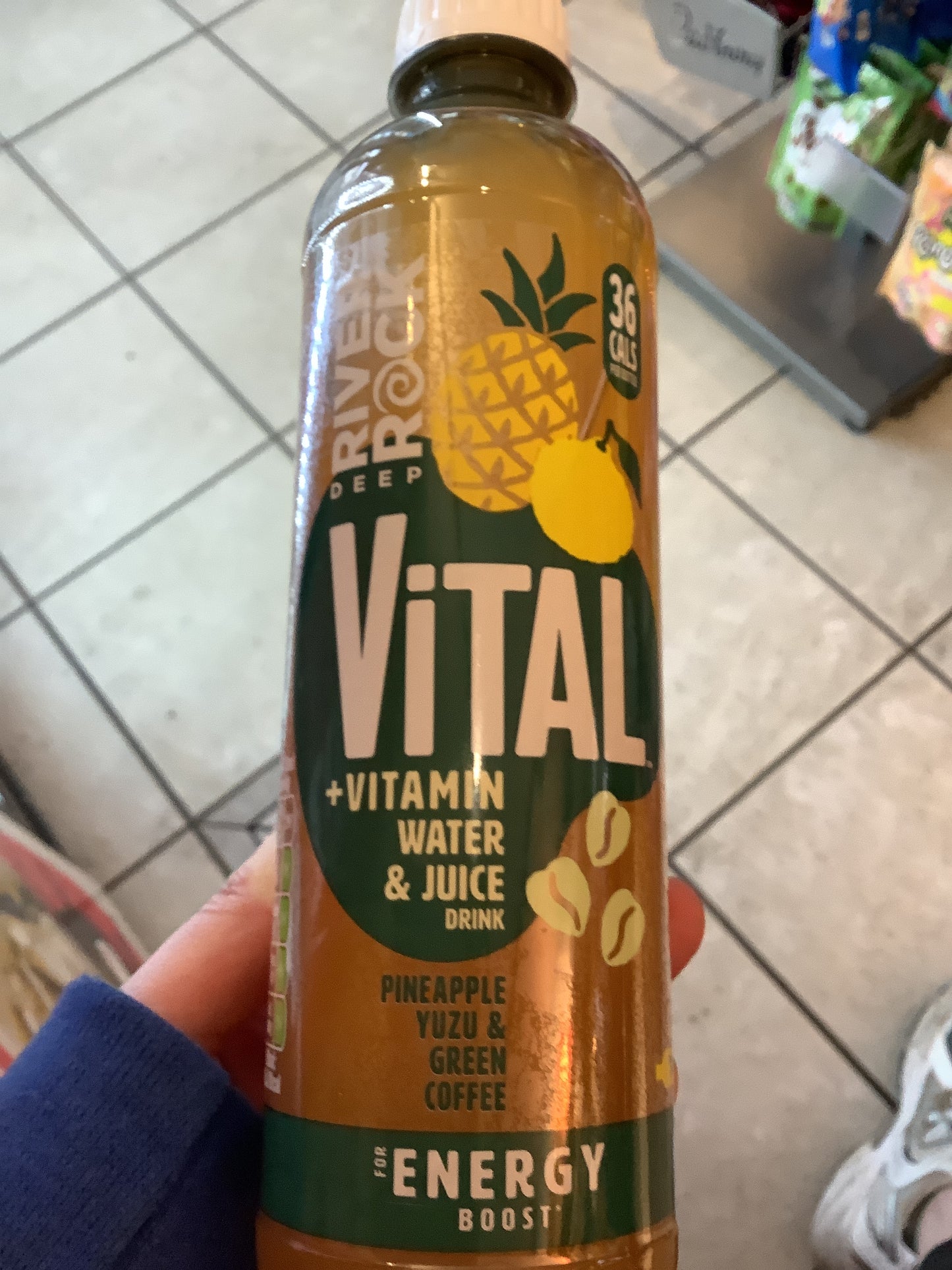 River rock vital pineapple yuzu and green coffee