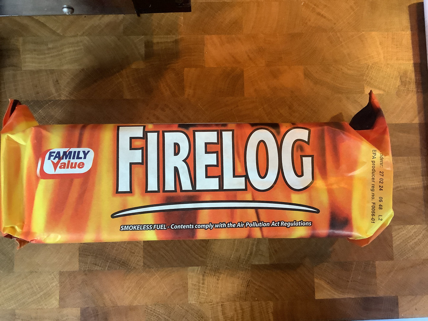Fire log