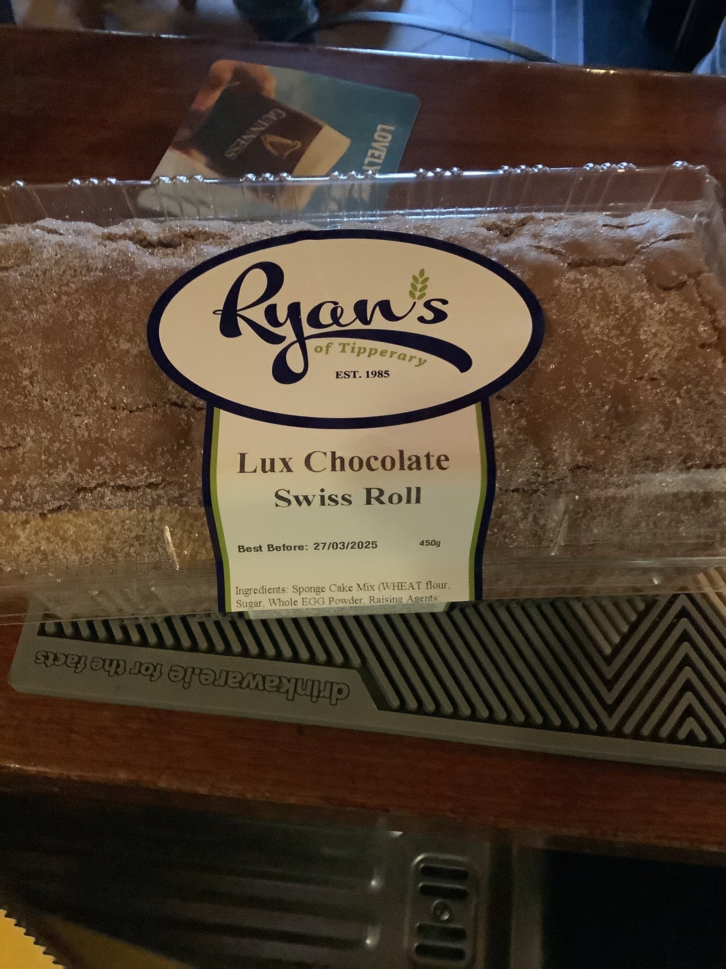 Lux chocolate Swiss roll