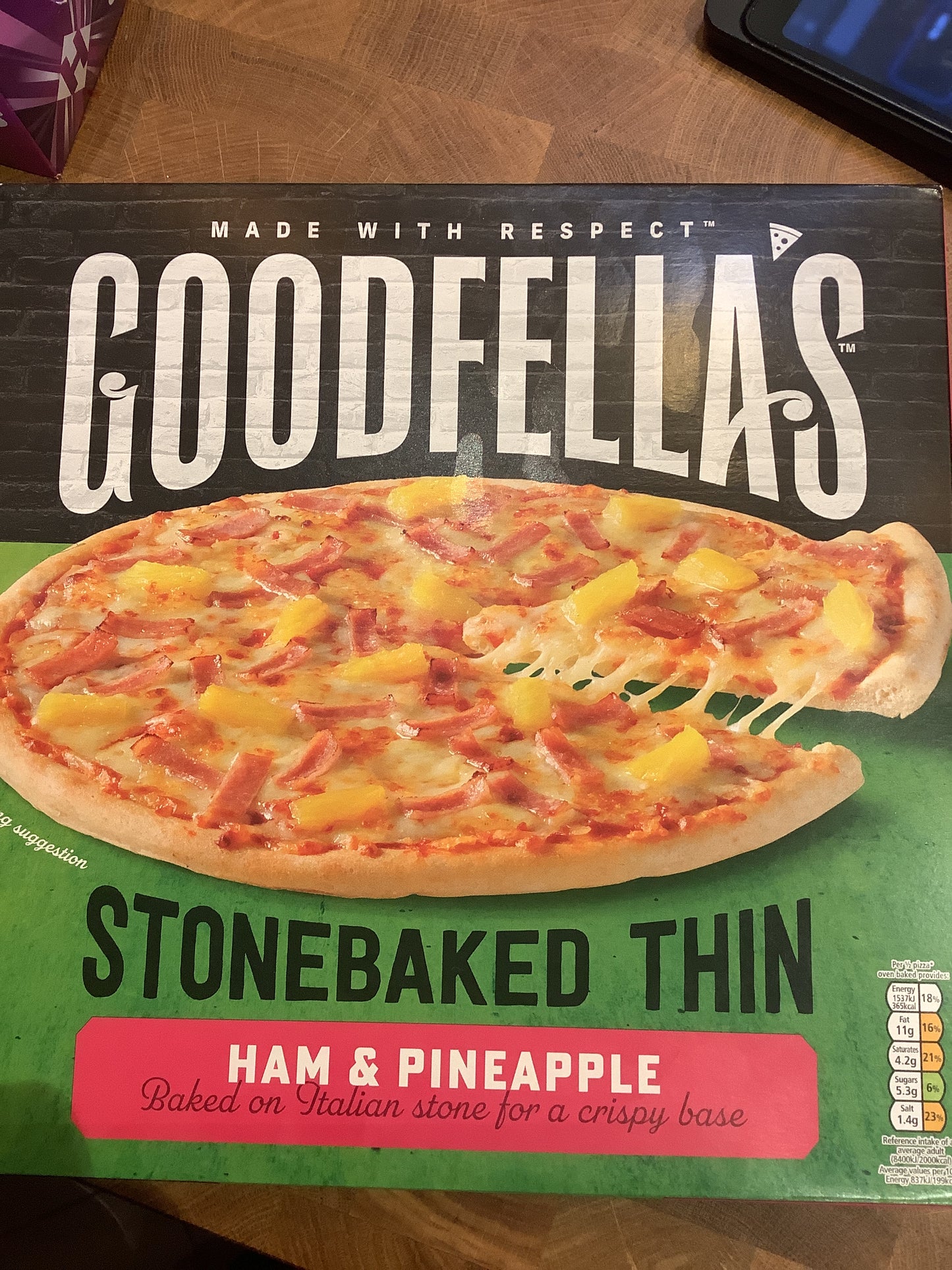 Goodfellas ham and pineapple