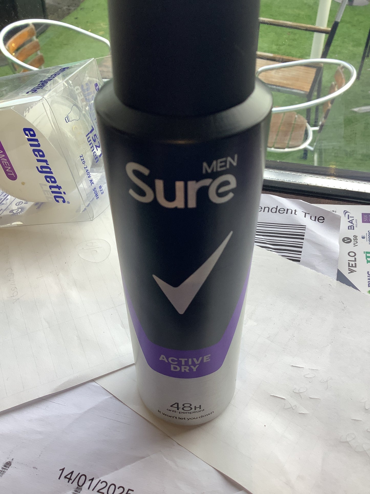 Sure active dry deodorant men