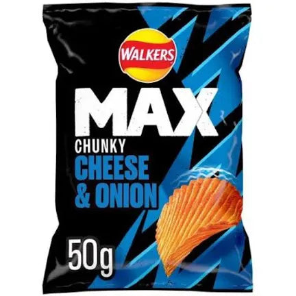 Walkers cheese and onion MAX