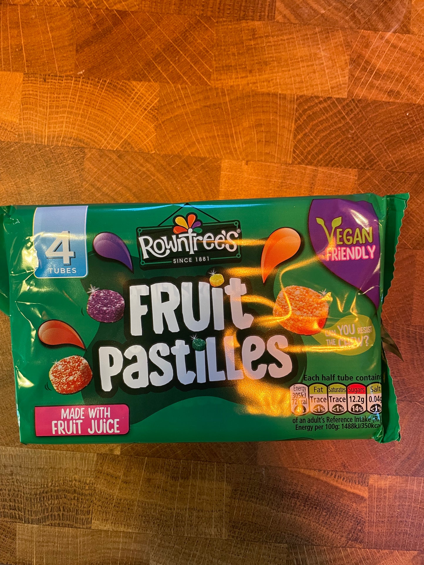 Fruit pastille 4 pack