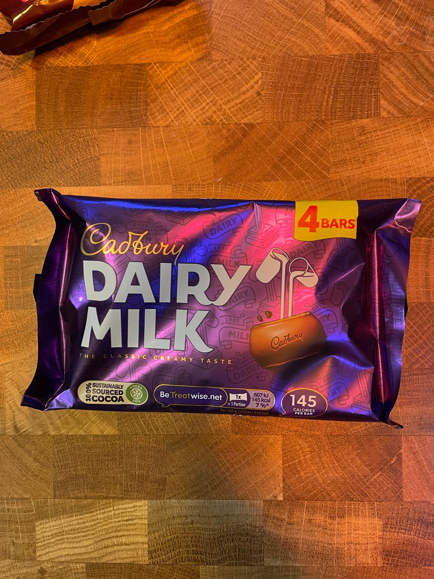 Dairy milk 4 pack