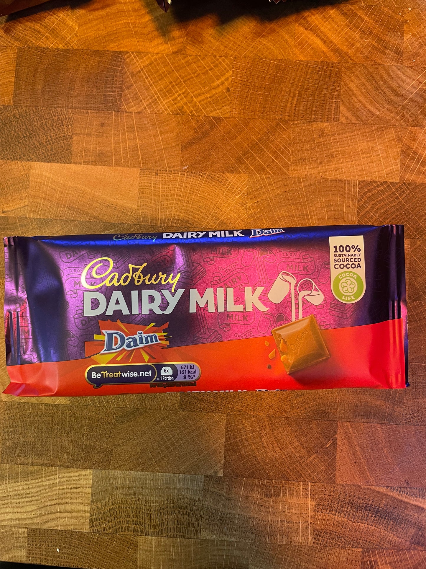 Dairy milk daim 120g