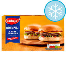 Birds Eye 8 beef burgers