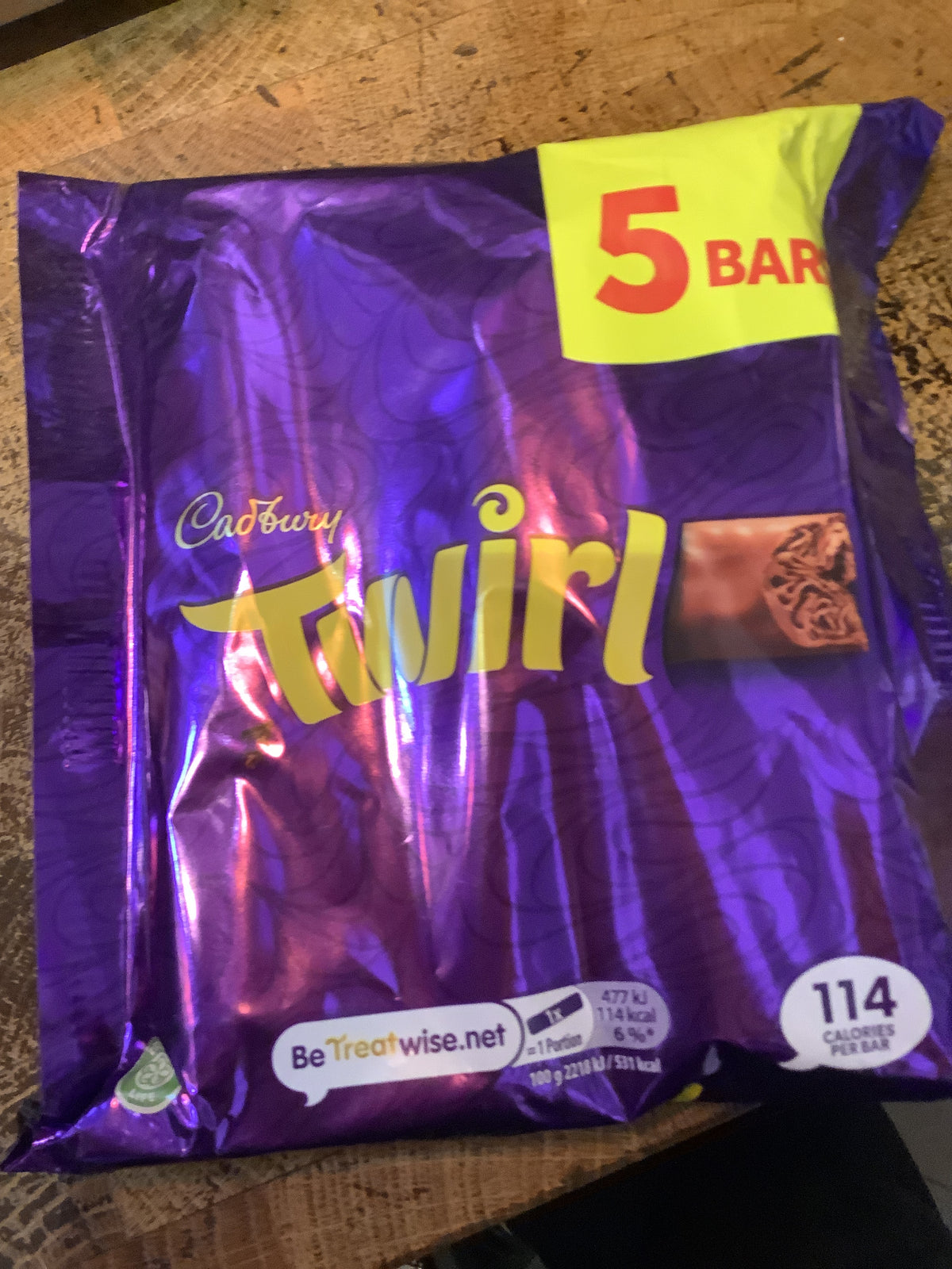 Twirl 5 pack bars