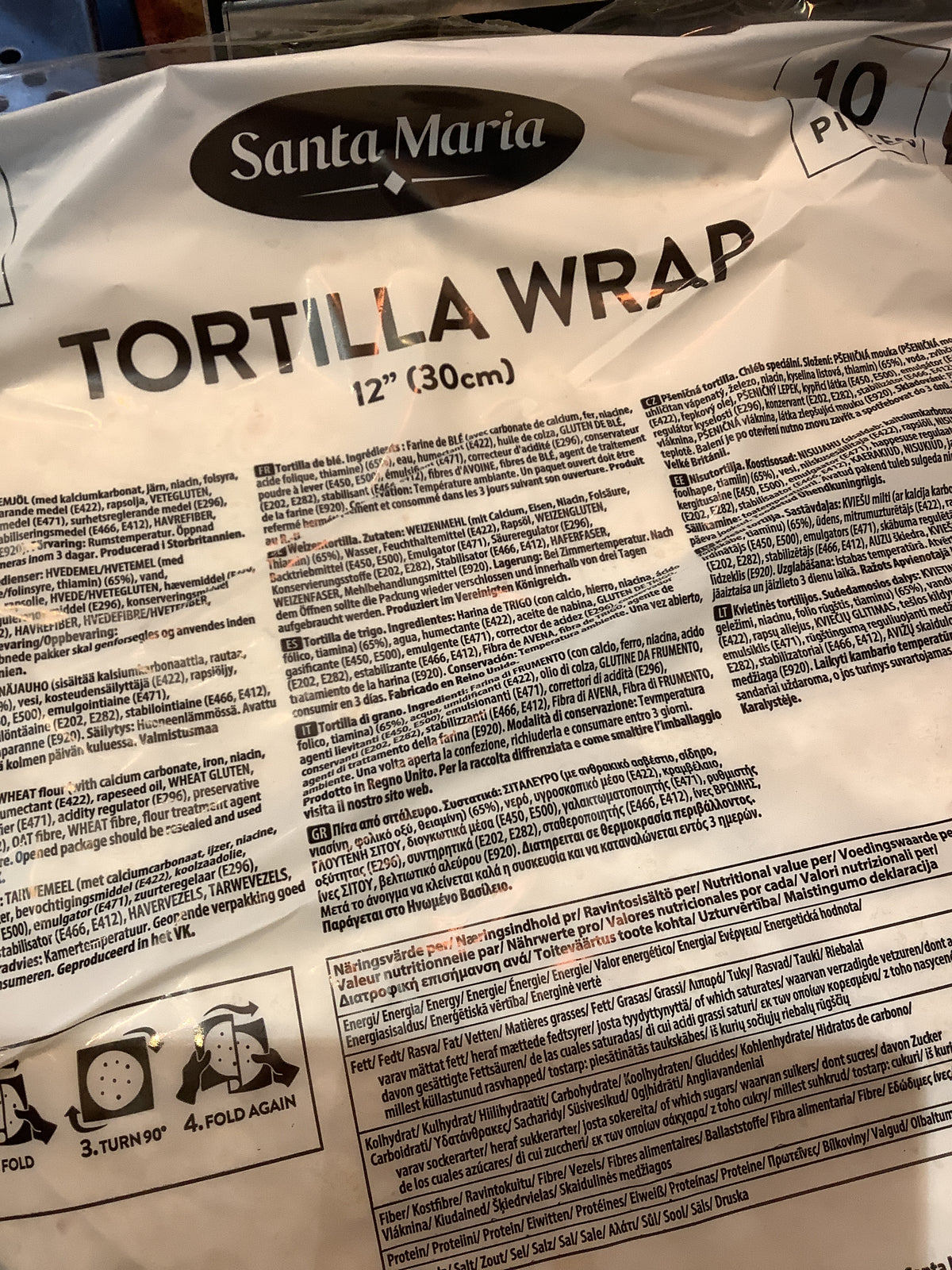 Wraps Santa maria