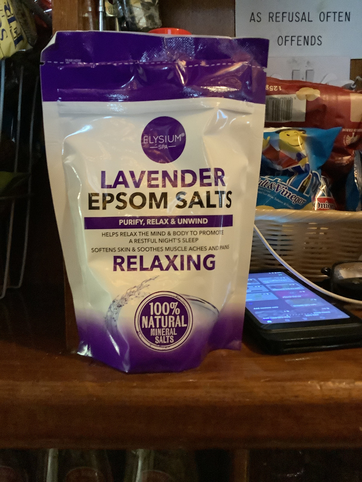 Lavender Epsom salts