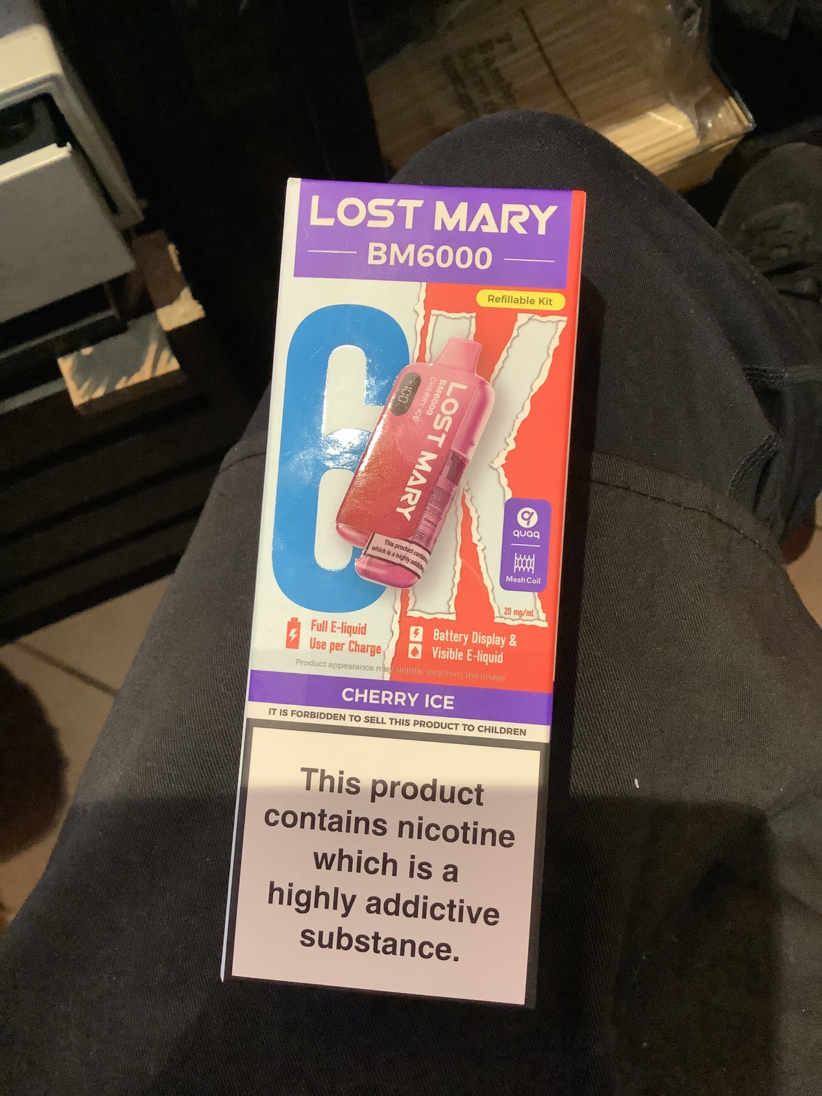 Cherry Ice lost Mary