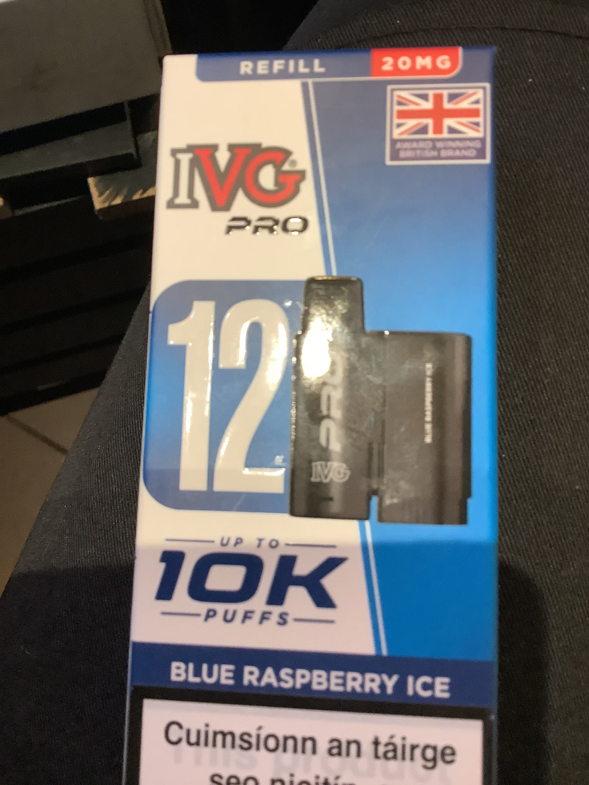 Blue raspberry ivg refill