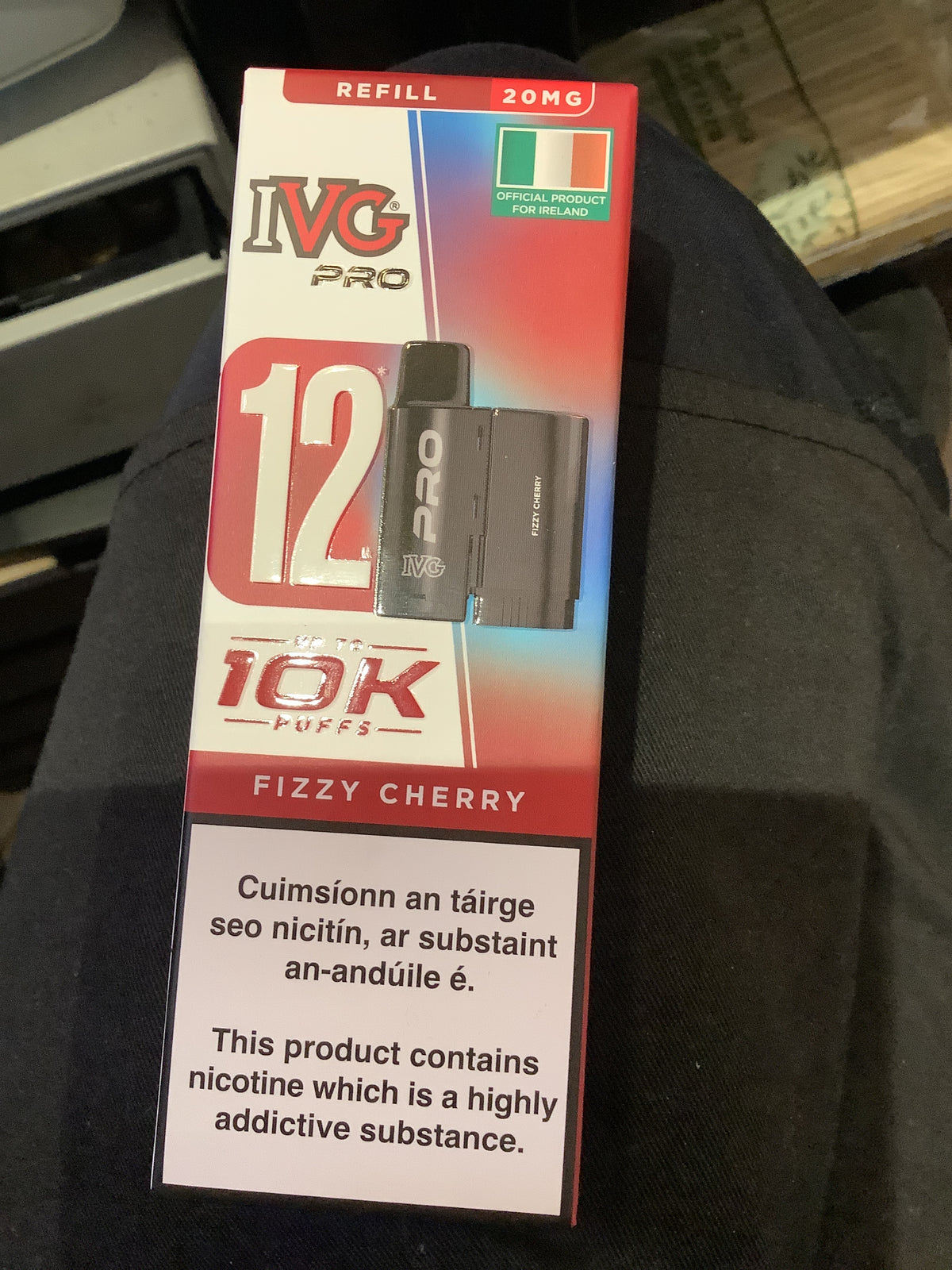 Ivg refill fizzy cherry