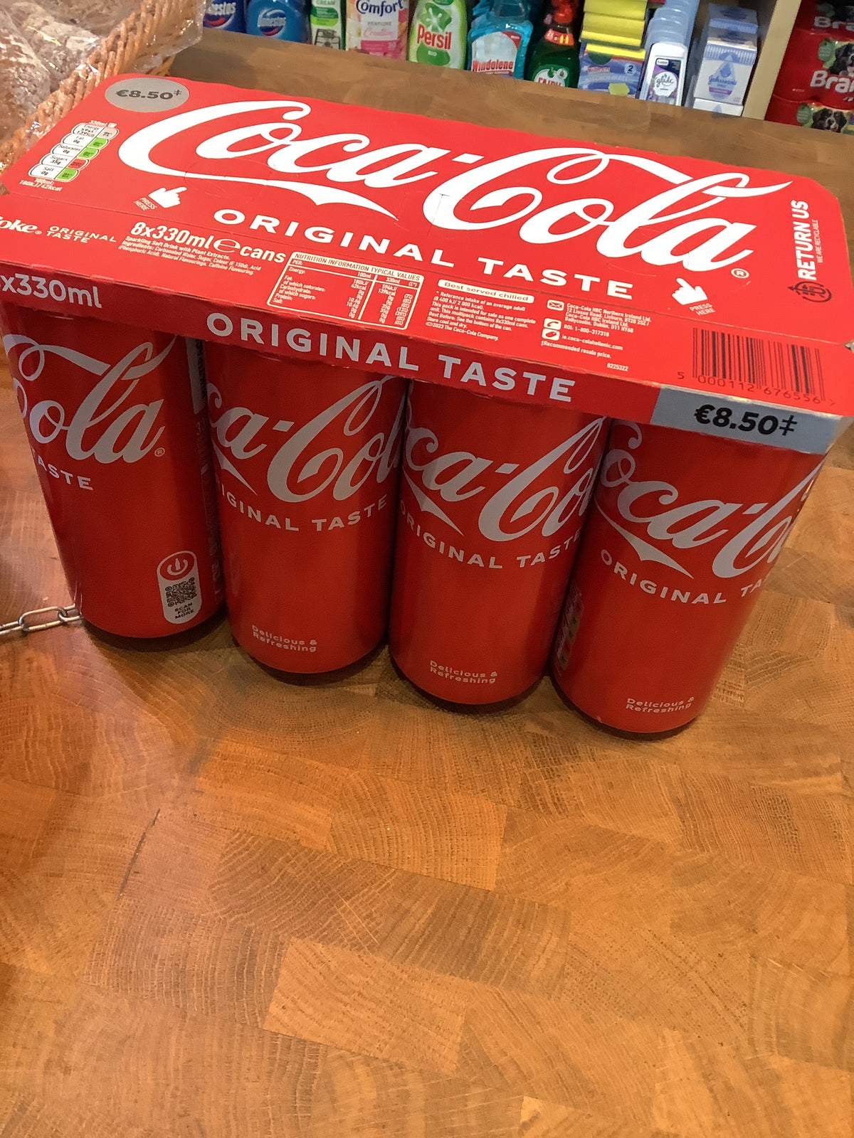 Coke 8 pack cans