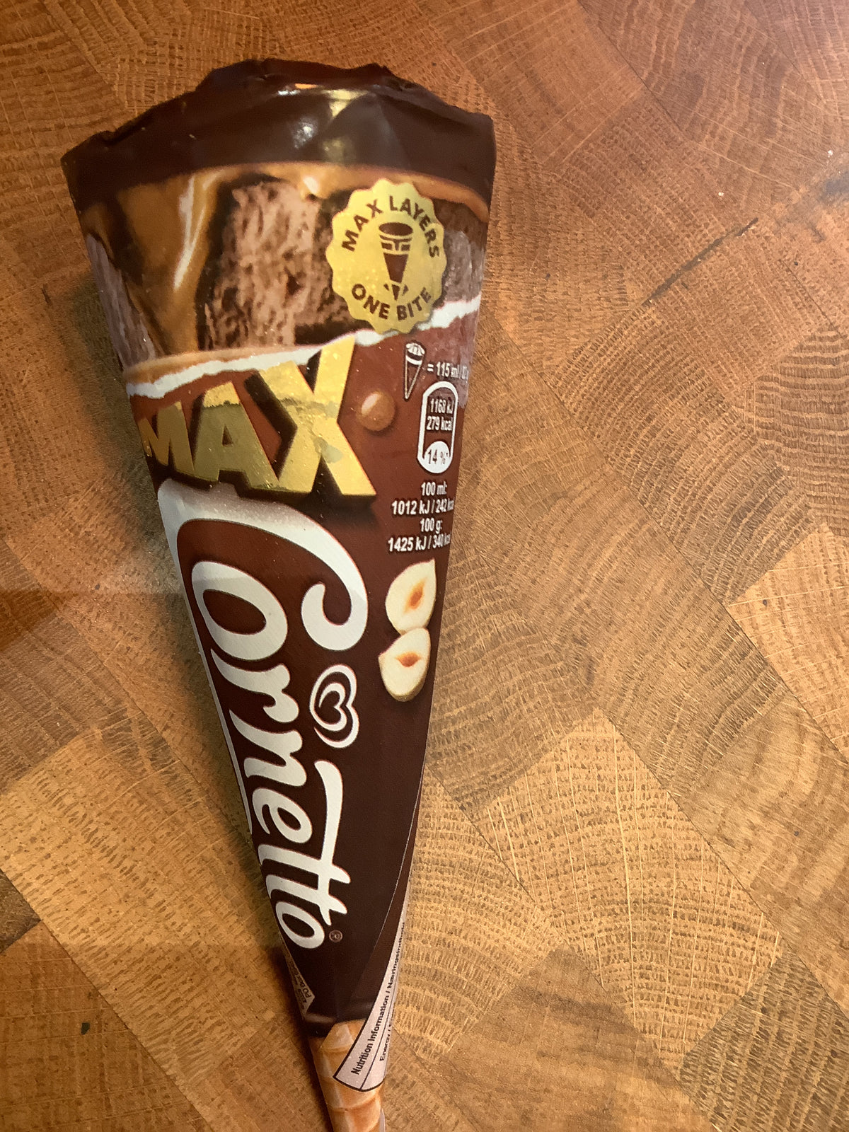 Cornetto hazelnut and chocolate