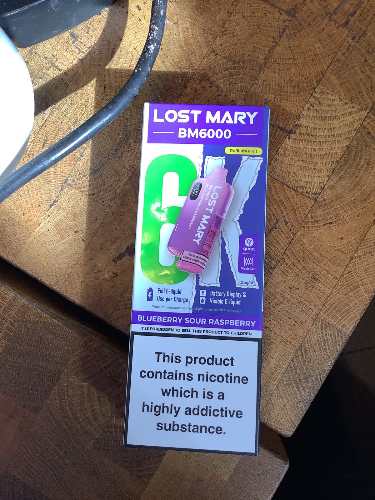 Blueberry sour raspberry lost Mary
