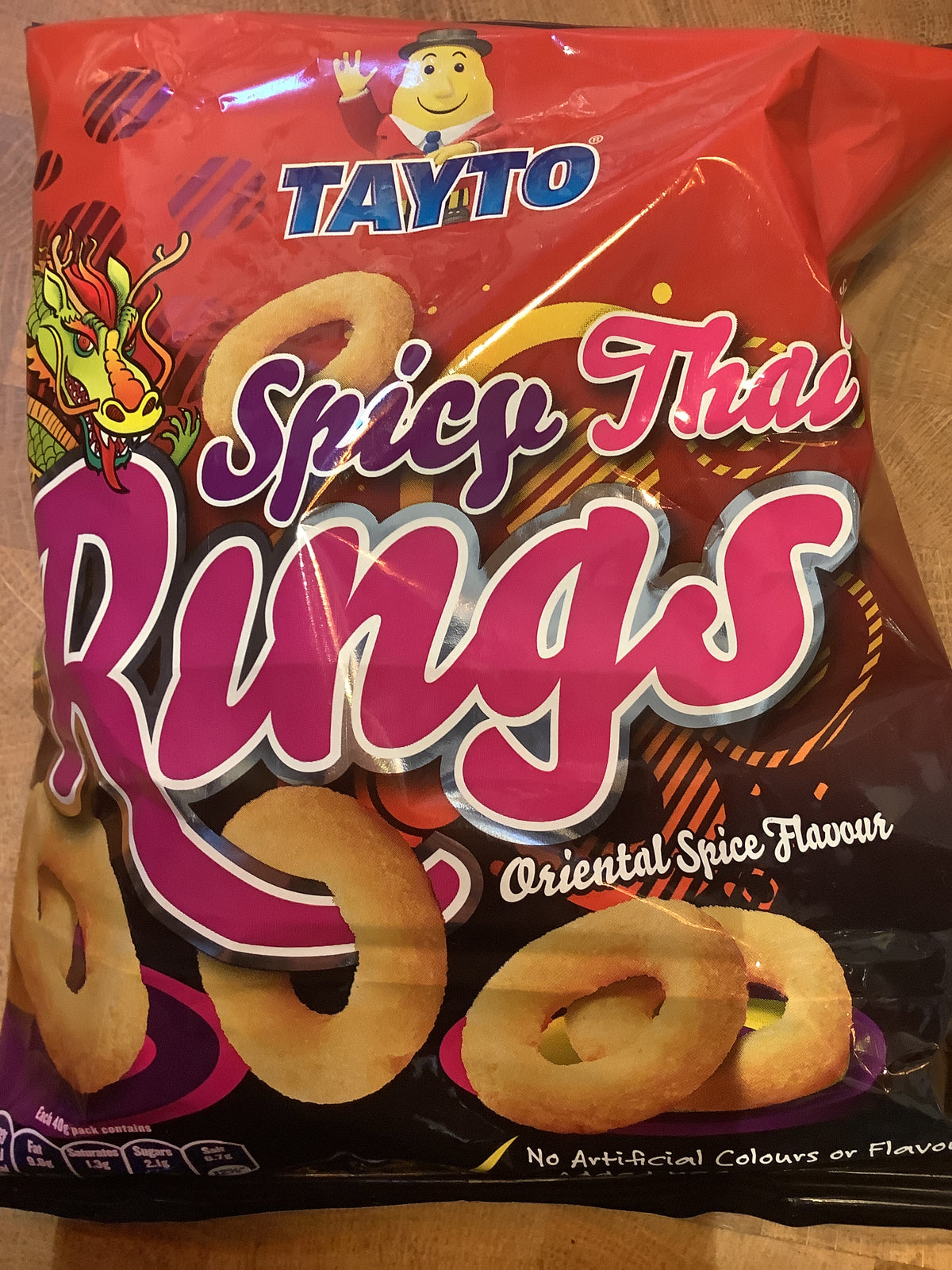 Spicy Thai rings Tayto