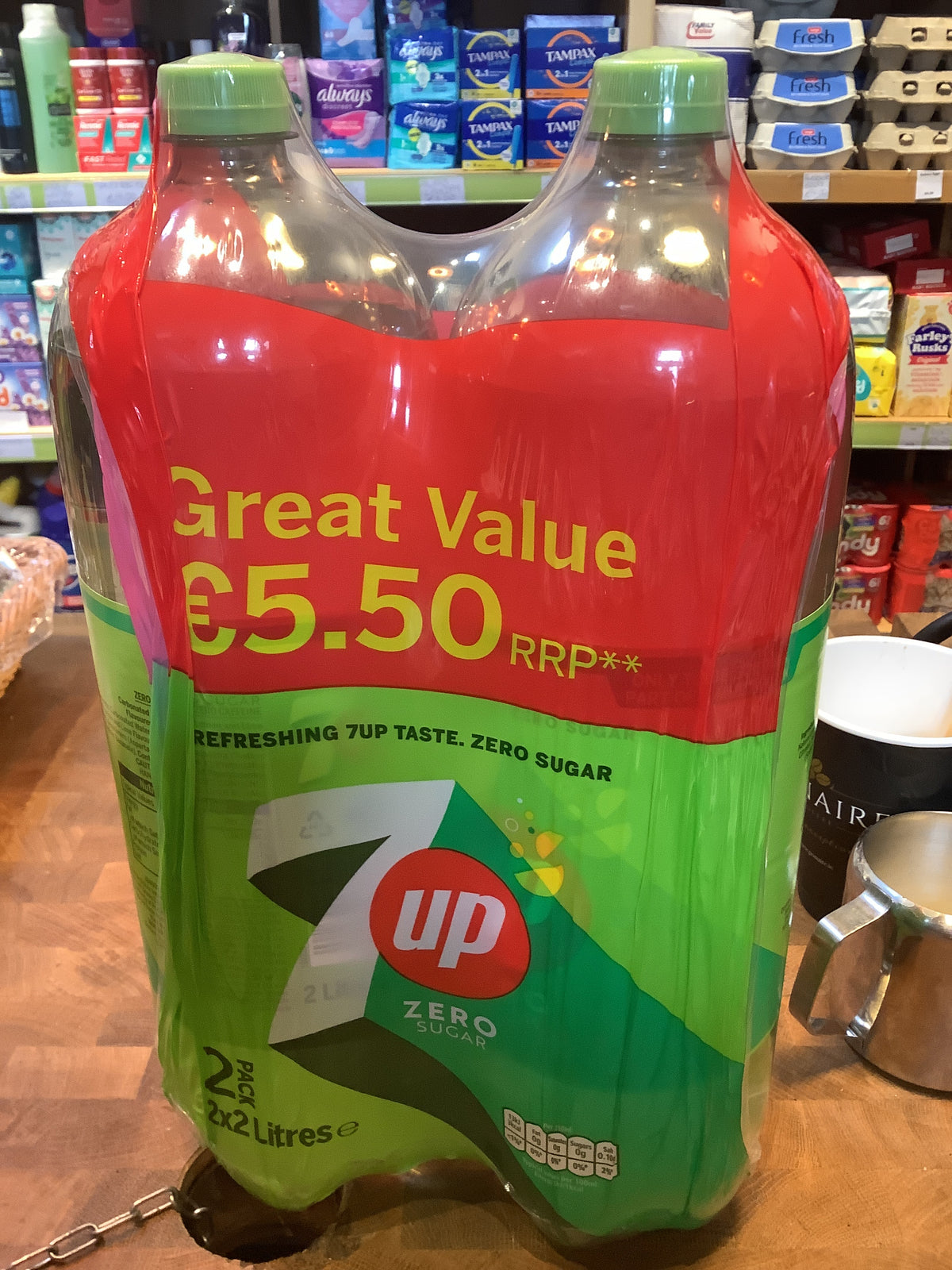 7 up bottles 2 pack 2 litres
