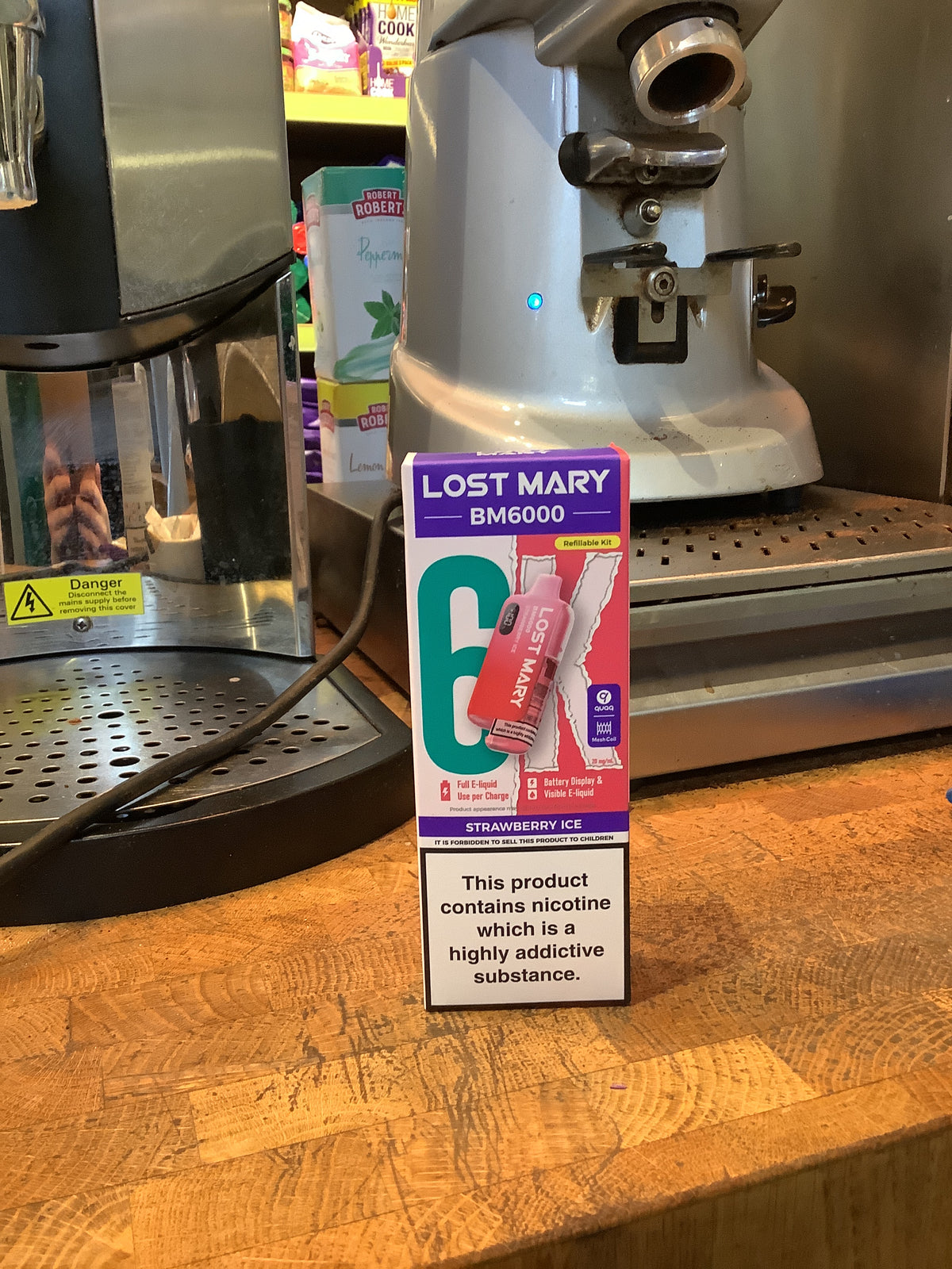 Strawberry ice lost Mary