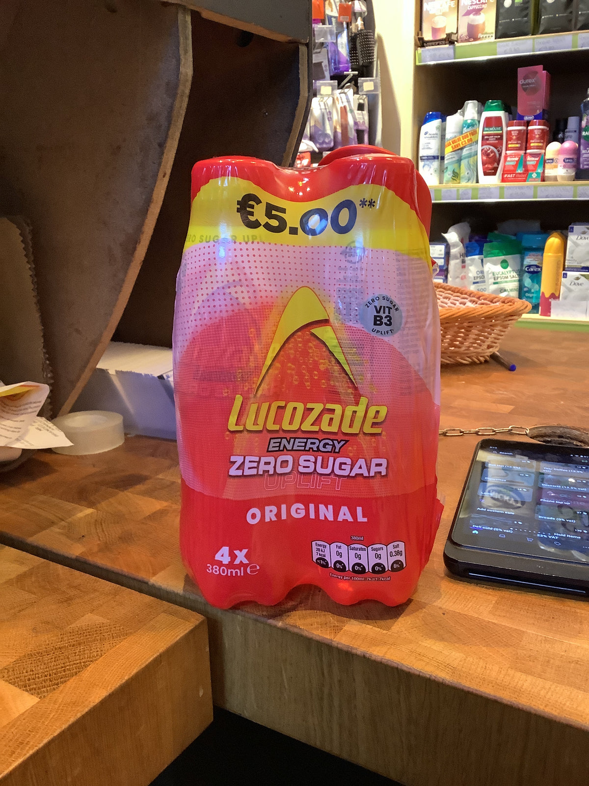 Lucozade zero sugar multipack